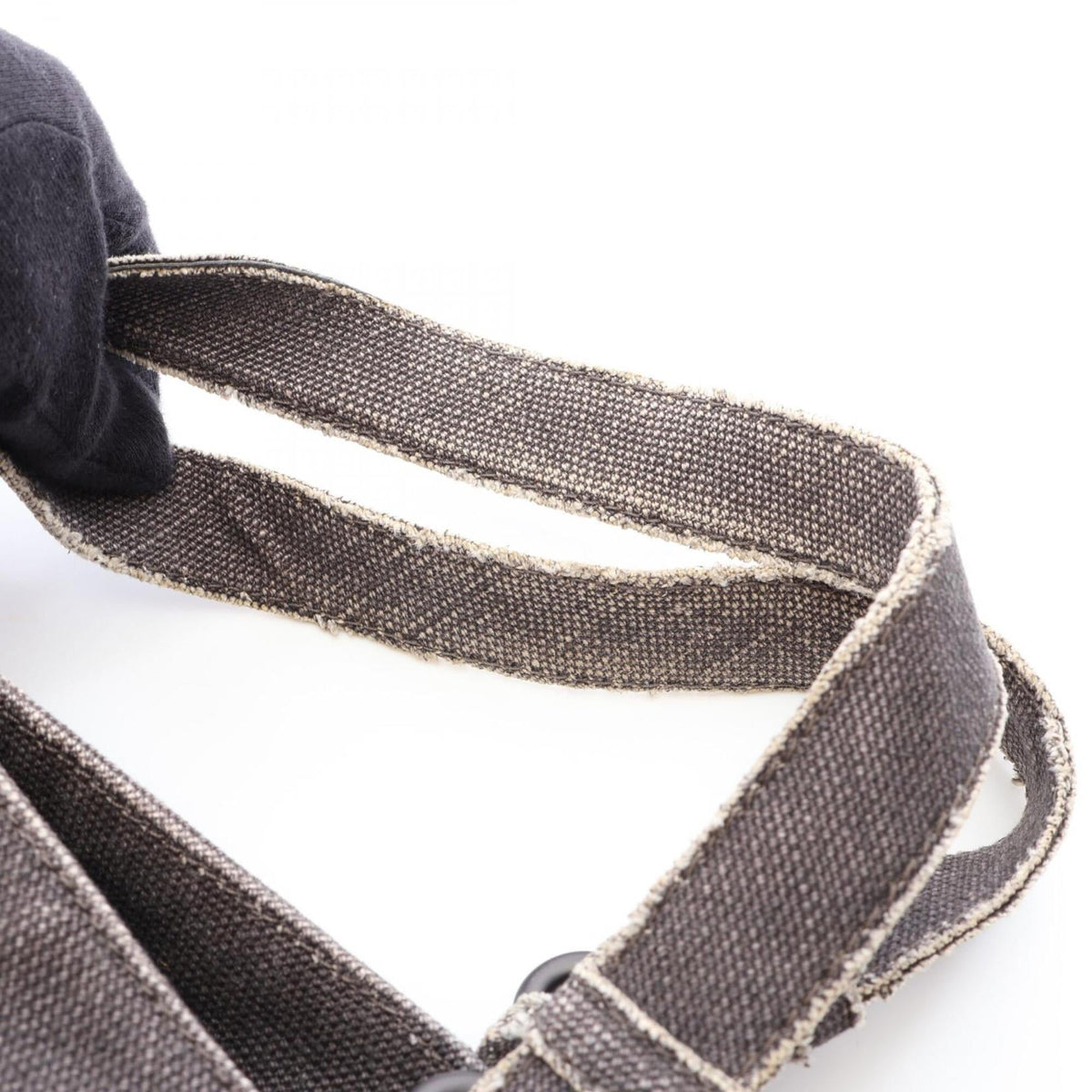 Bottega Veneta Gray Canvas Handbag Tote Bag (Pre-Owned)