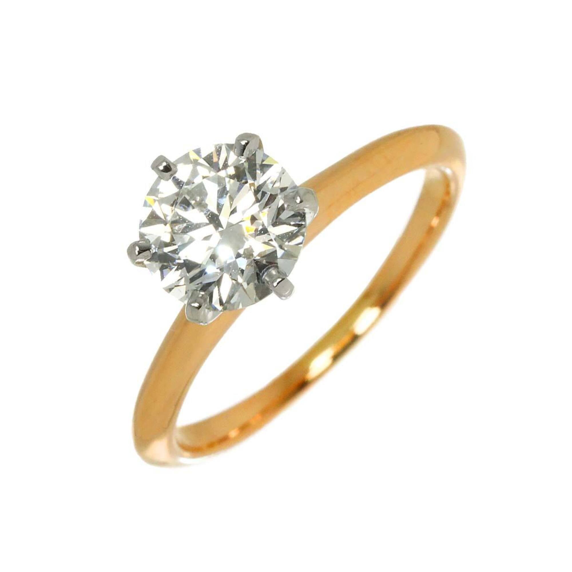 Tiffany Pink Gold (18K) Platinum 950 Band Ring (Pre-Owned)