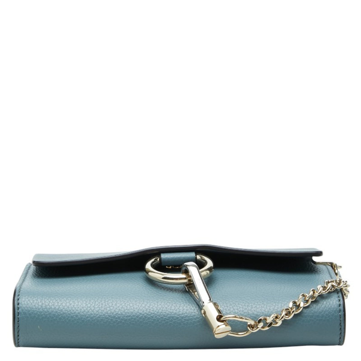 Chloé Blue Leather Shoulder Bag (Pre-Owned)