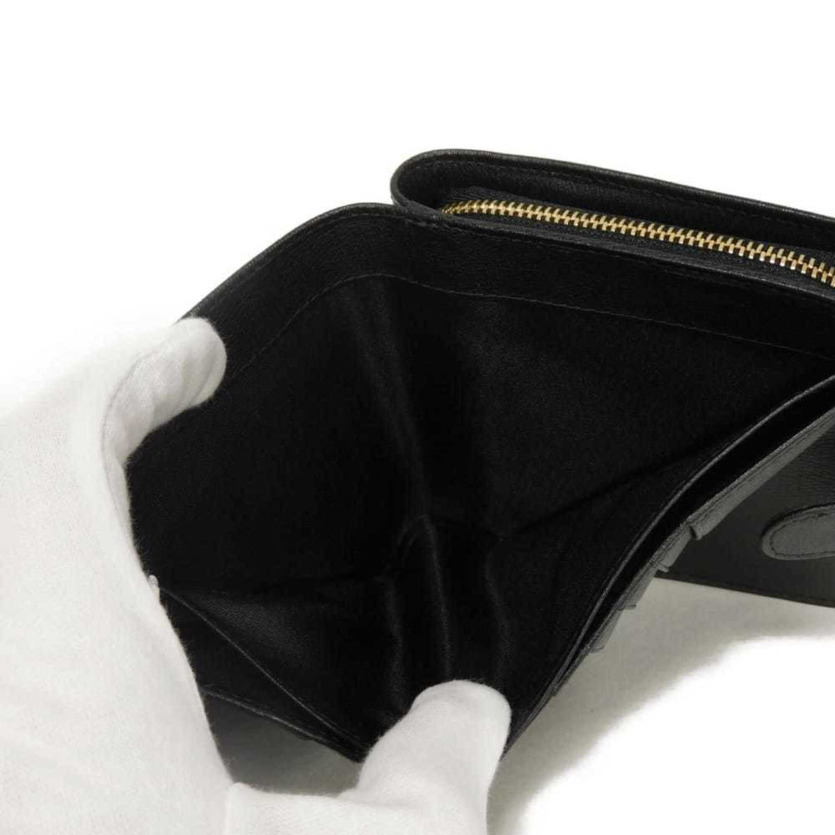 Loewe Black Leather Wallet (Bi-Fold) (Pre-Owned)