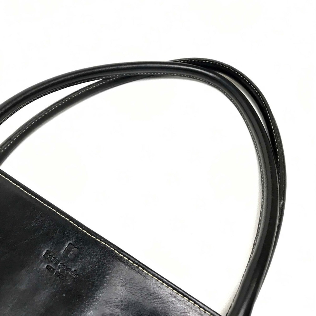 Kate Spade Black Leather Tote Bag (Pre-Owned)
