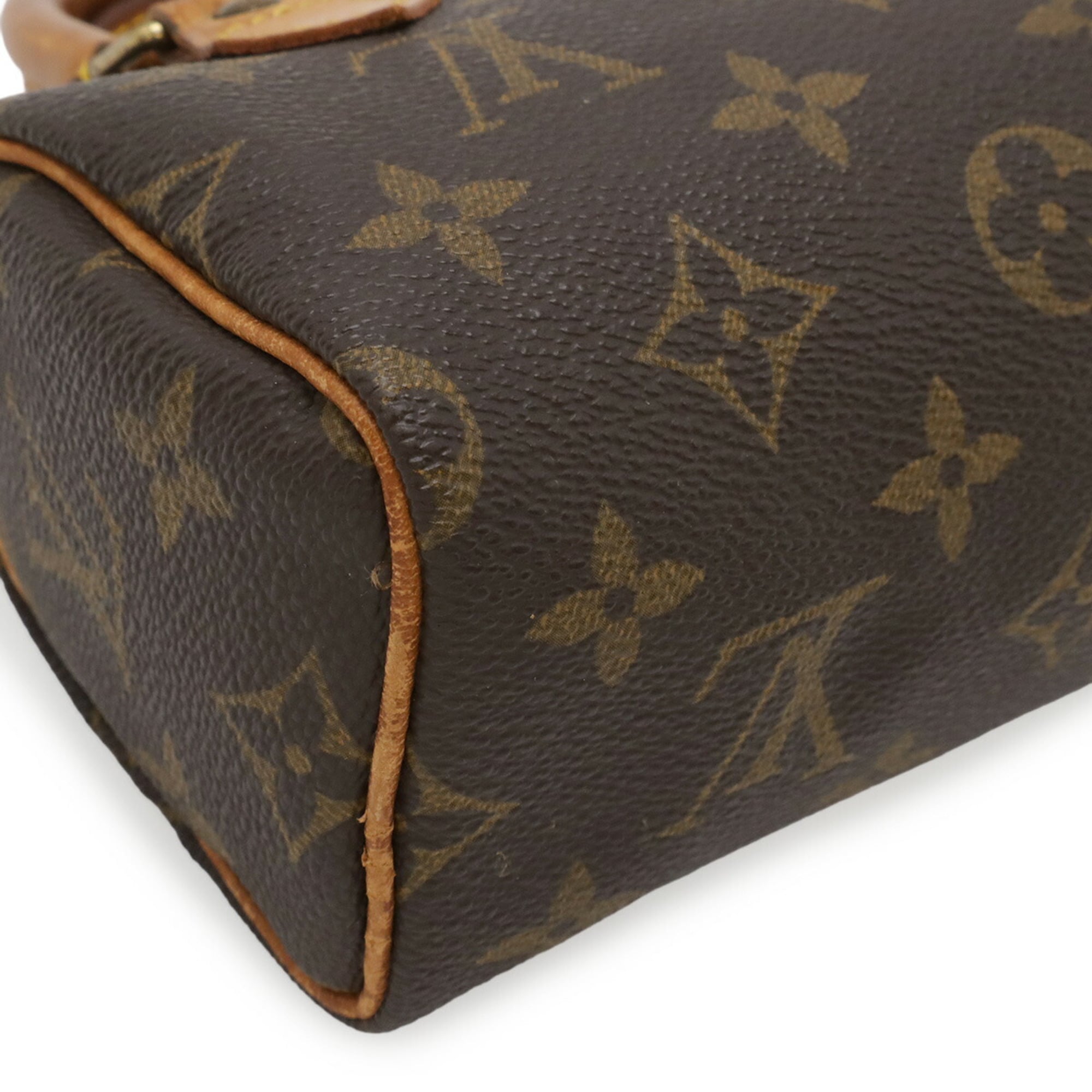 Louis Vuitton Brown Monogram Canvas Pvc Coated Canvas Handbag Pouch (Pre-Owned)