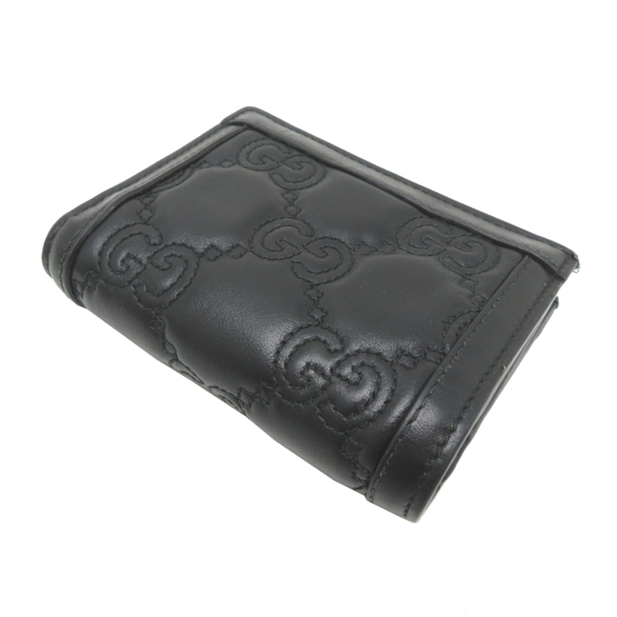 Gucci Black Leather Wallet (Bi-Fold) (Pre-Owned)