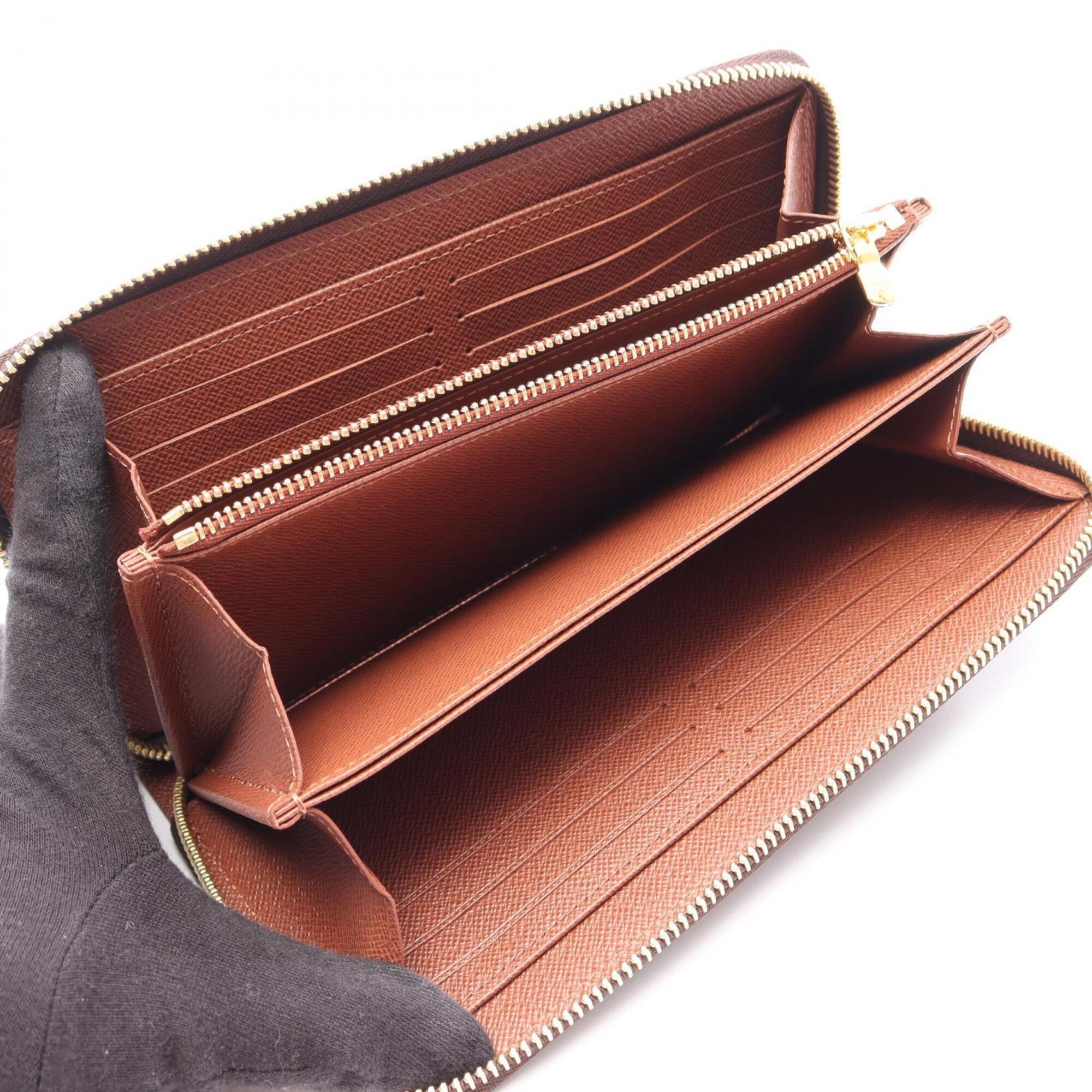 Louis Vuitton Brown Coated Canvas Pvc Long Wallet (Bi-Fold) (Pre-Owned)