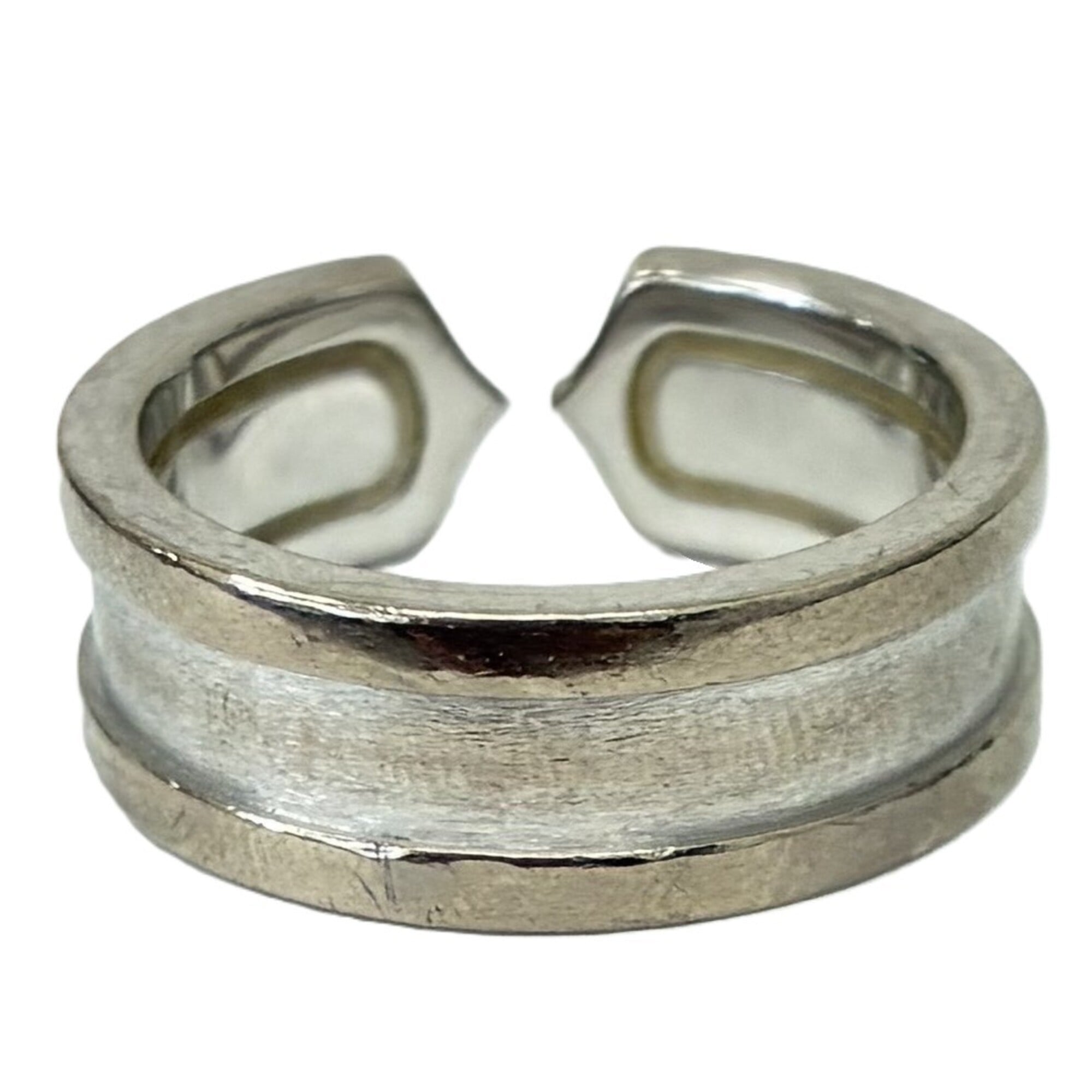 Cartier C2 Silver Band Ring (Pre-Owned)