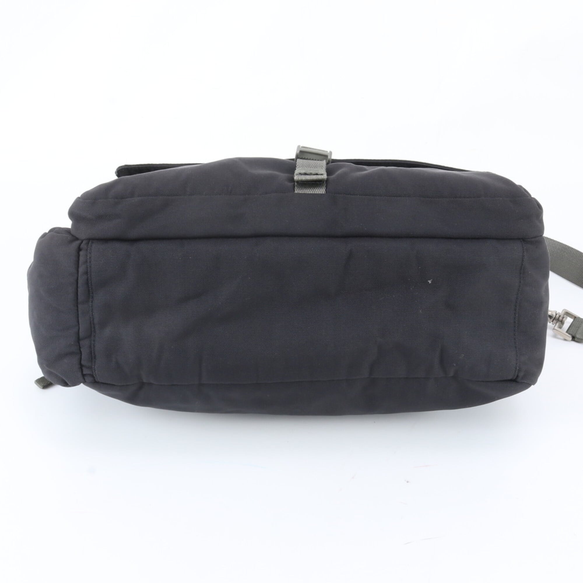 Pradasports Black Messenger Bag Shoulder Bag Tote Bag (Pre-Owned)