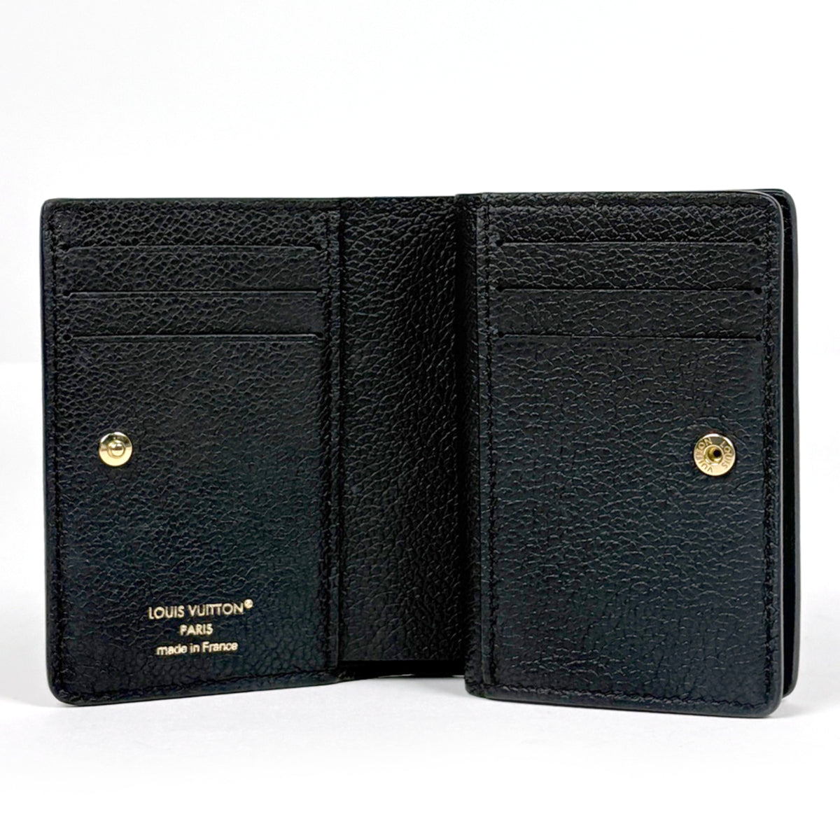 Louis Vuitton Black Noir Monogram Empreinte Wallet (Bi-Fold) (Pre-Owned)