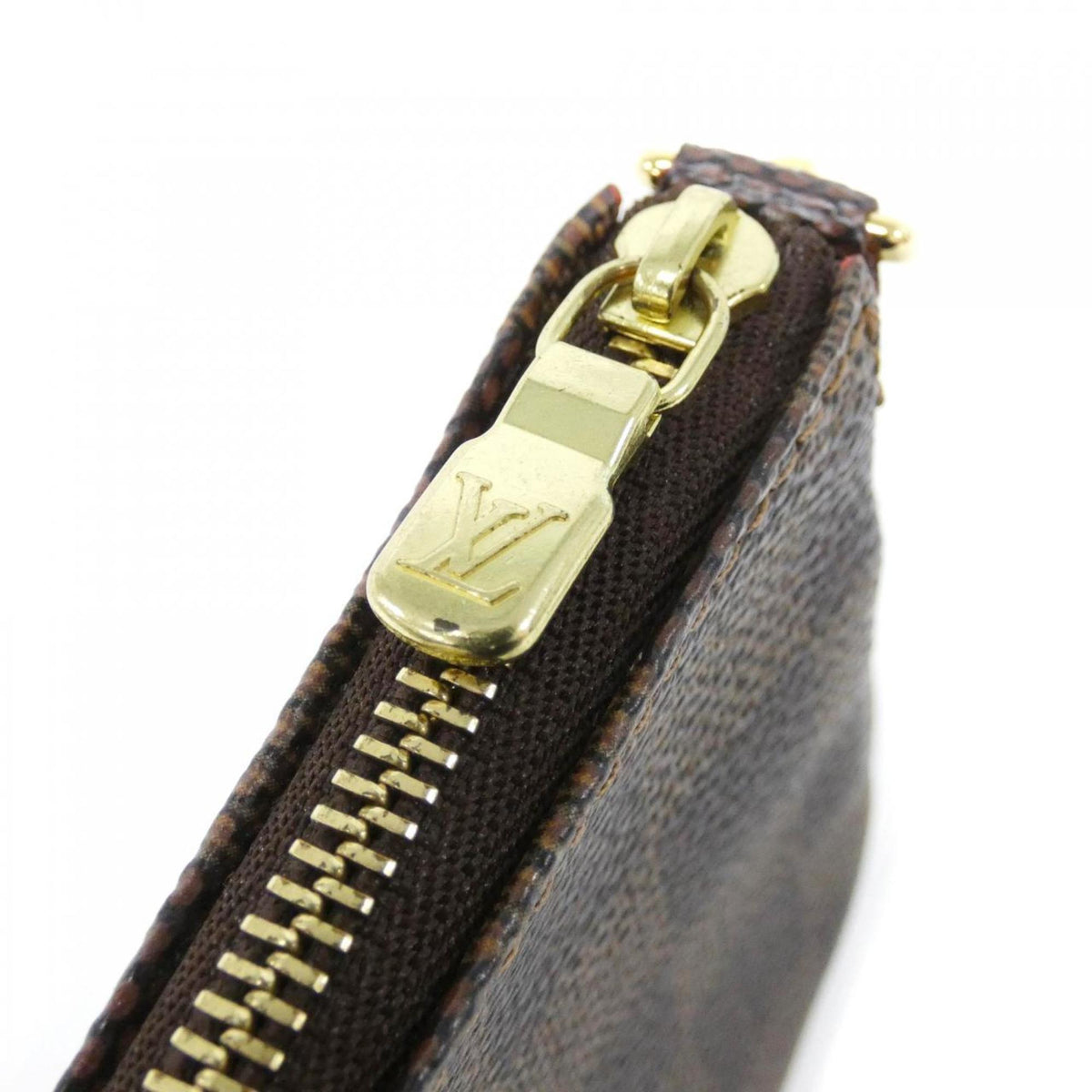 Louis Vuitton Ebene Coated Canvas Pochette Pouch (Pre-Owned)