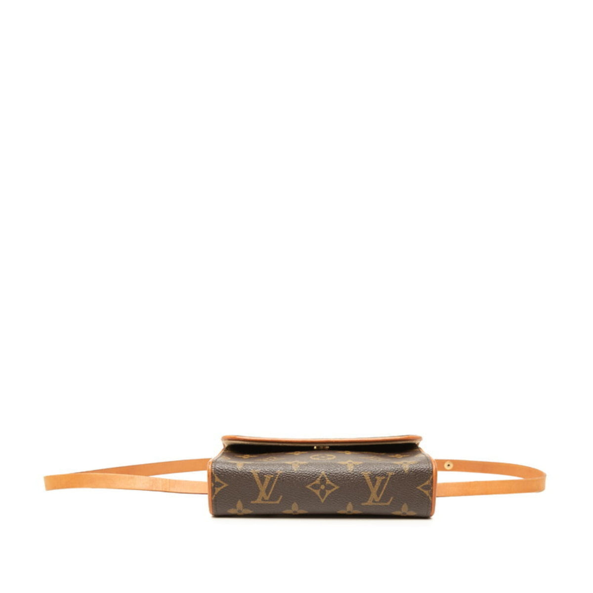 Louis Vuitton Brown Pvc Leather Fanny Pack Pochette Shoulder Bag (Pre-Owned)