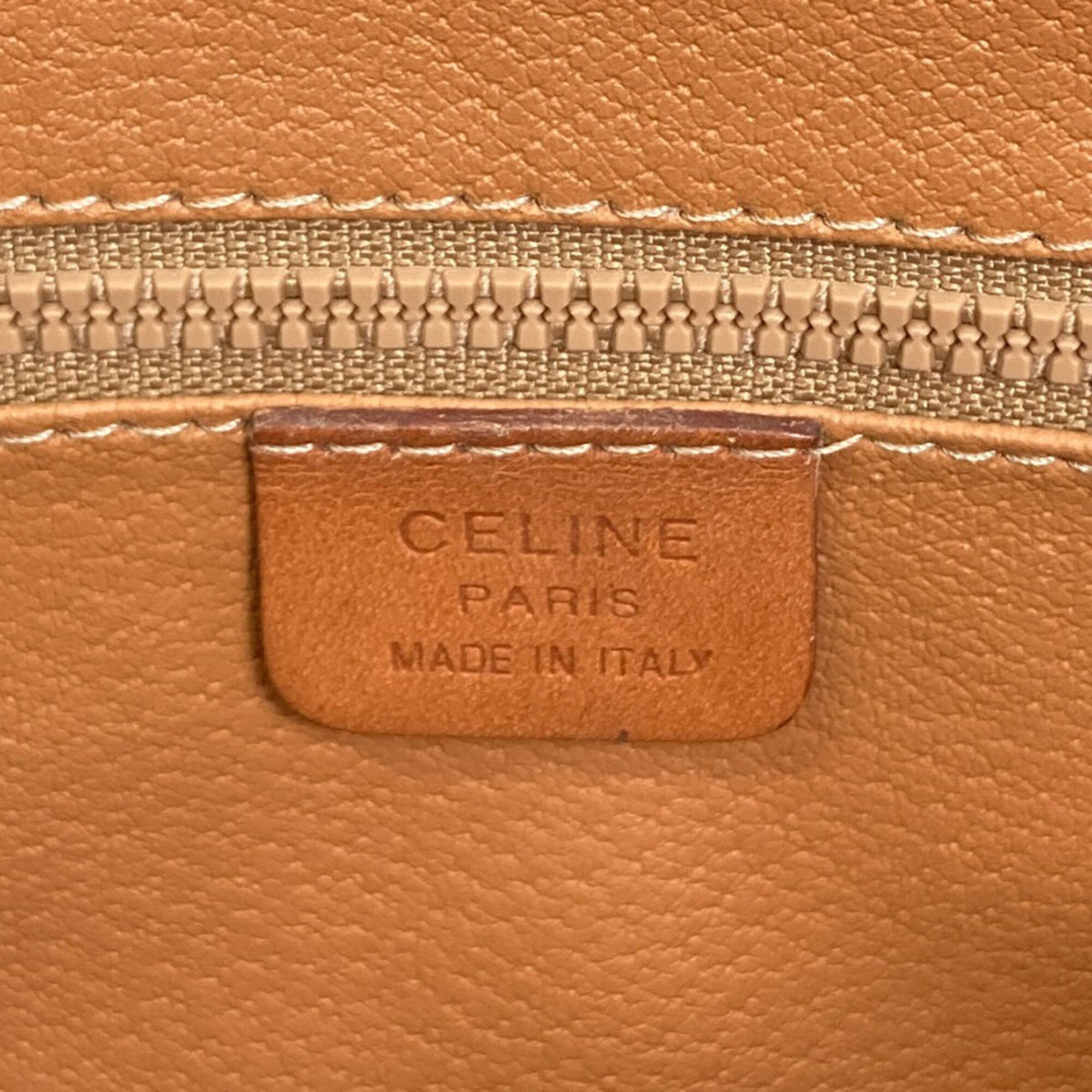 Celine Macadam Brown Pvc Handbag (Pre-Owned)