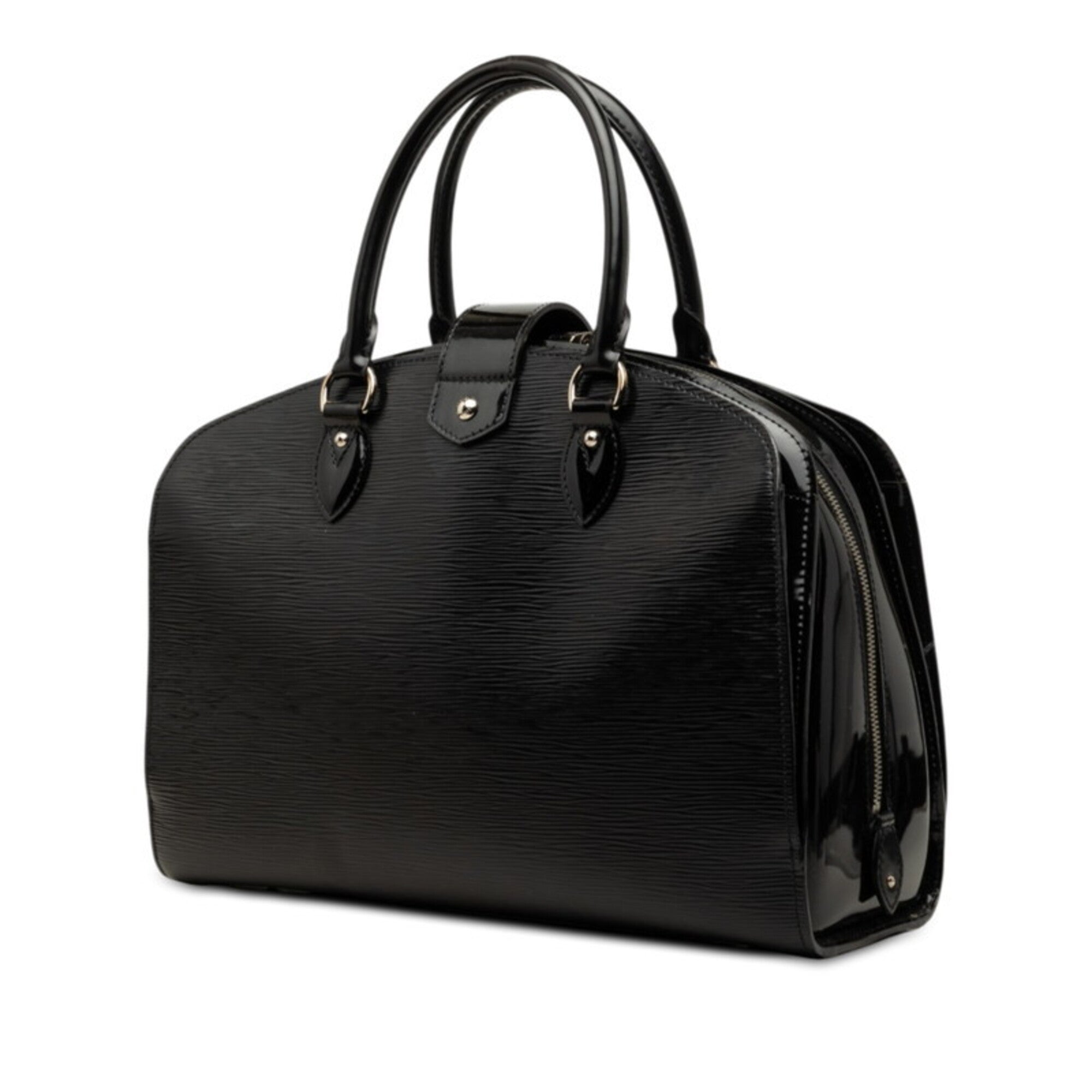 Louis Vuitton Black Noir Leather Handbag (Pre-Owned)