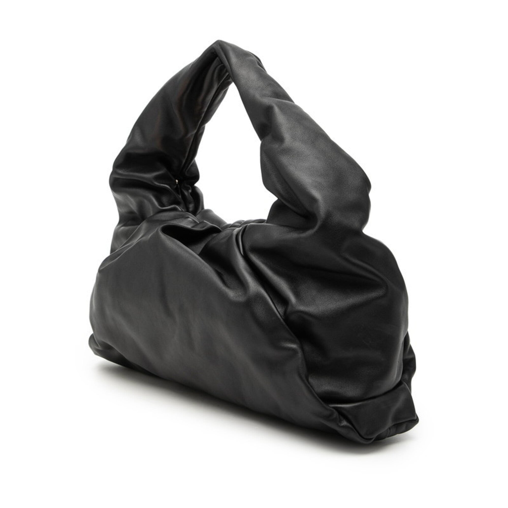 Bottega Veneta Black Leather Handbag (Pre-Owned)