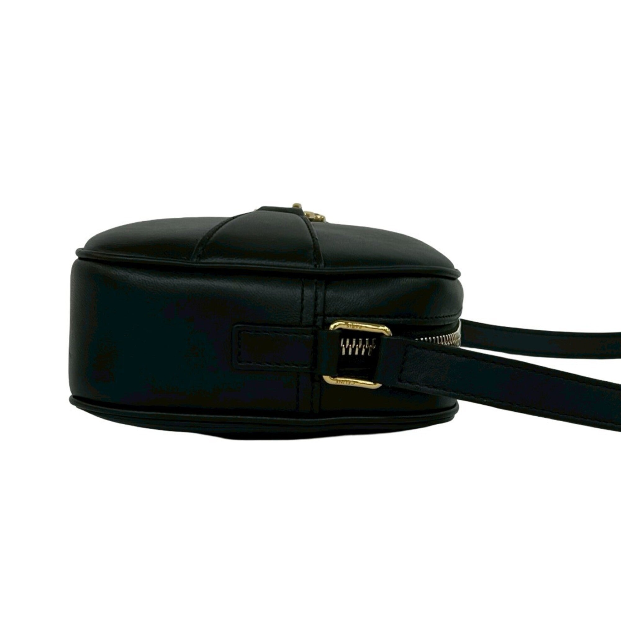 Celine Black Leather Pochette Shoulder Bag (Pre-Owned)