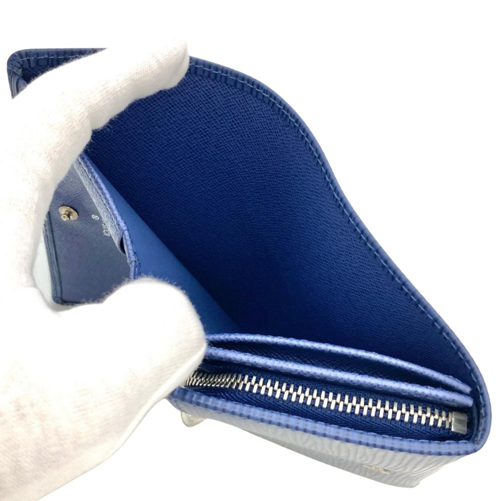 Louis Vuitton Blue Epi Leather Wallet (Bi-Fold) (Pre-Owned)