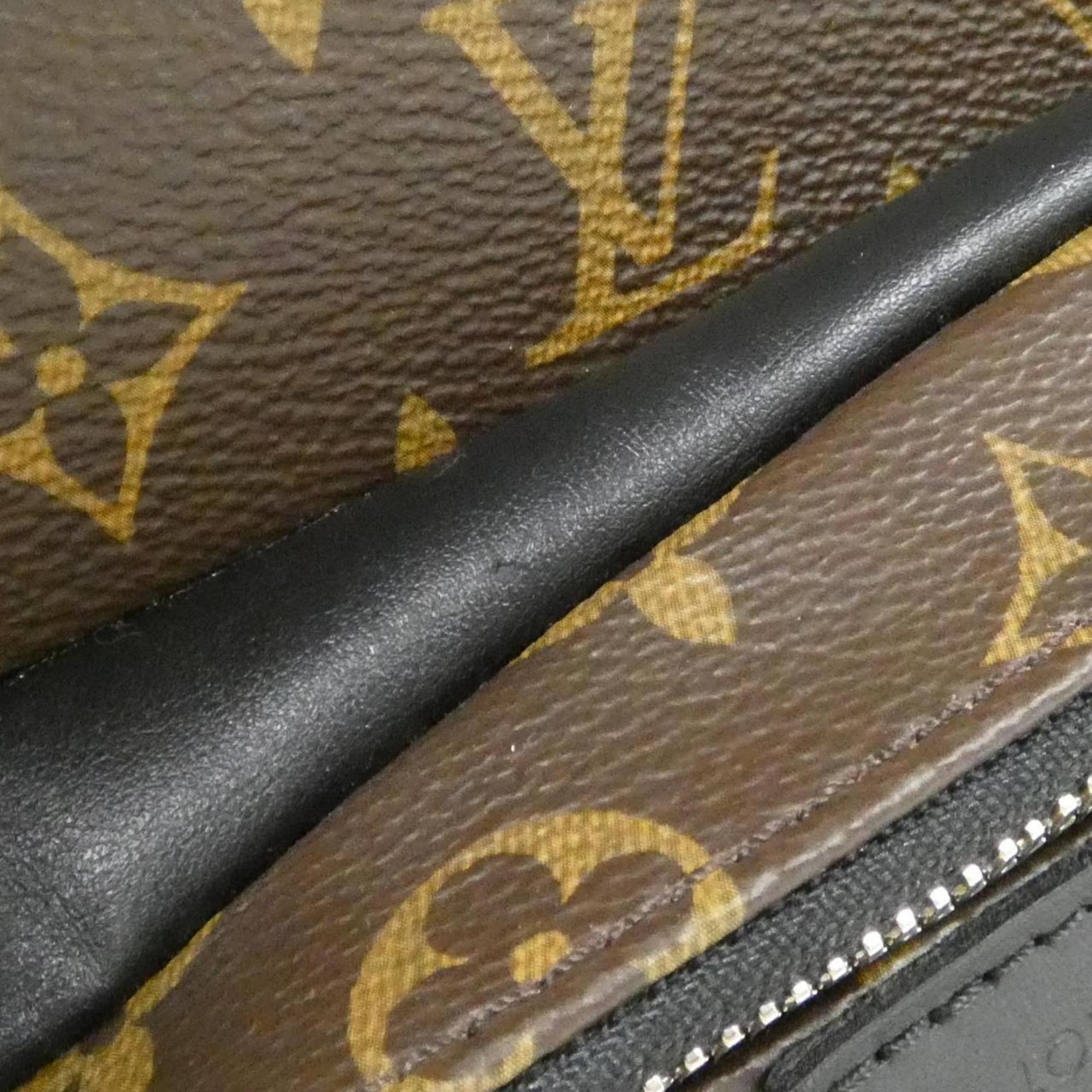 Louis Vuitton Monogram Macassar Marron Coated Canvas Backpack (Pre-Owned)