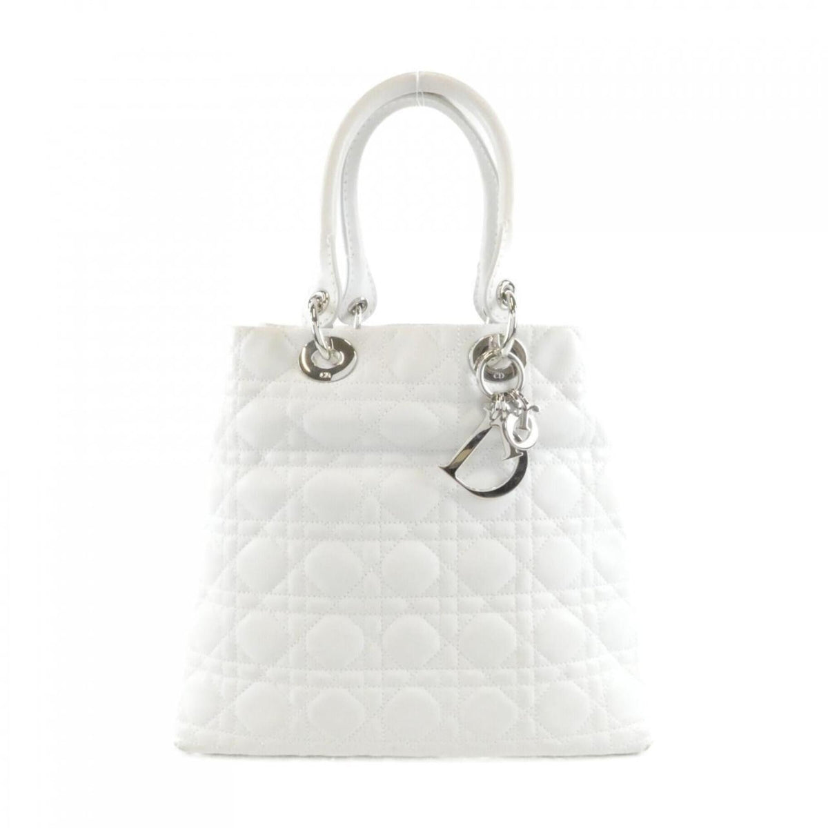Christian Dior White Leather Handbag (Pre-Owned)