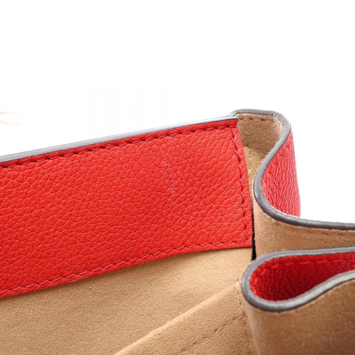 Louis Vuitton Black Ivory Red Color Cuir Ombre Leather Handbag (Pre-Owned)
