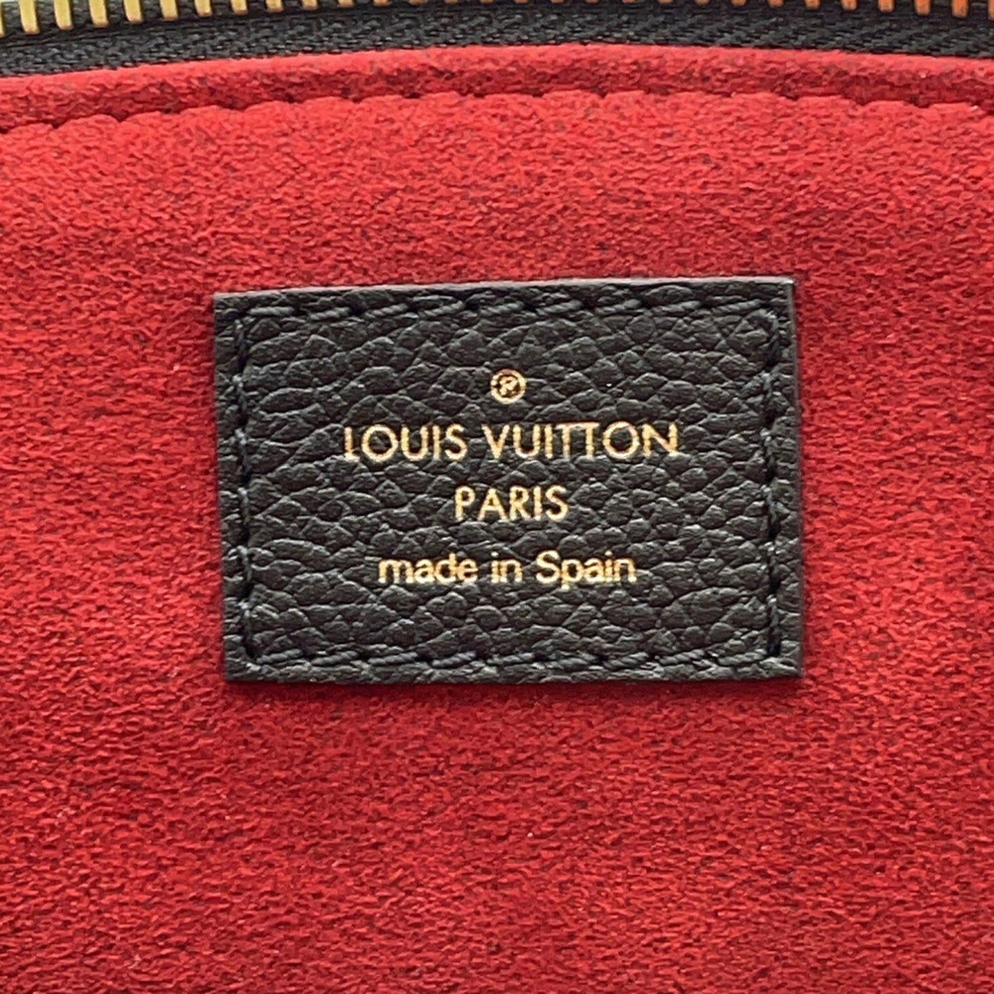 Louis Vuitton Monogram Empreinte Black Noir Monogram Empreinte Handbag Shoulder Bag (Pre-Owned)
