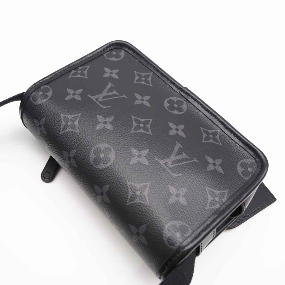 Louis Vuitton Monogram Eclipse Black Gray Coated Canvas Leather Shoulder Bag (Pre-Owned)