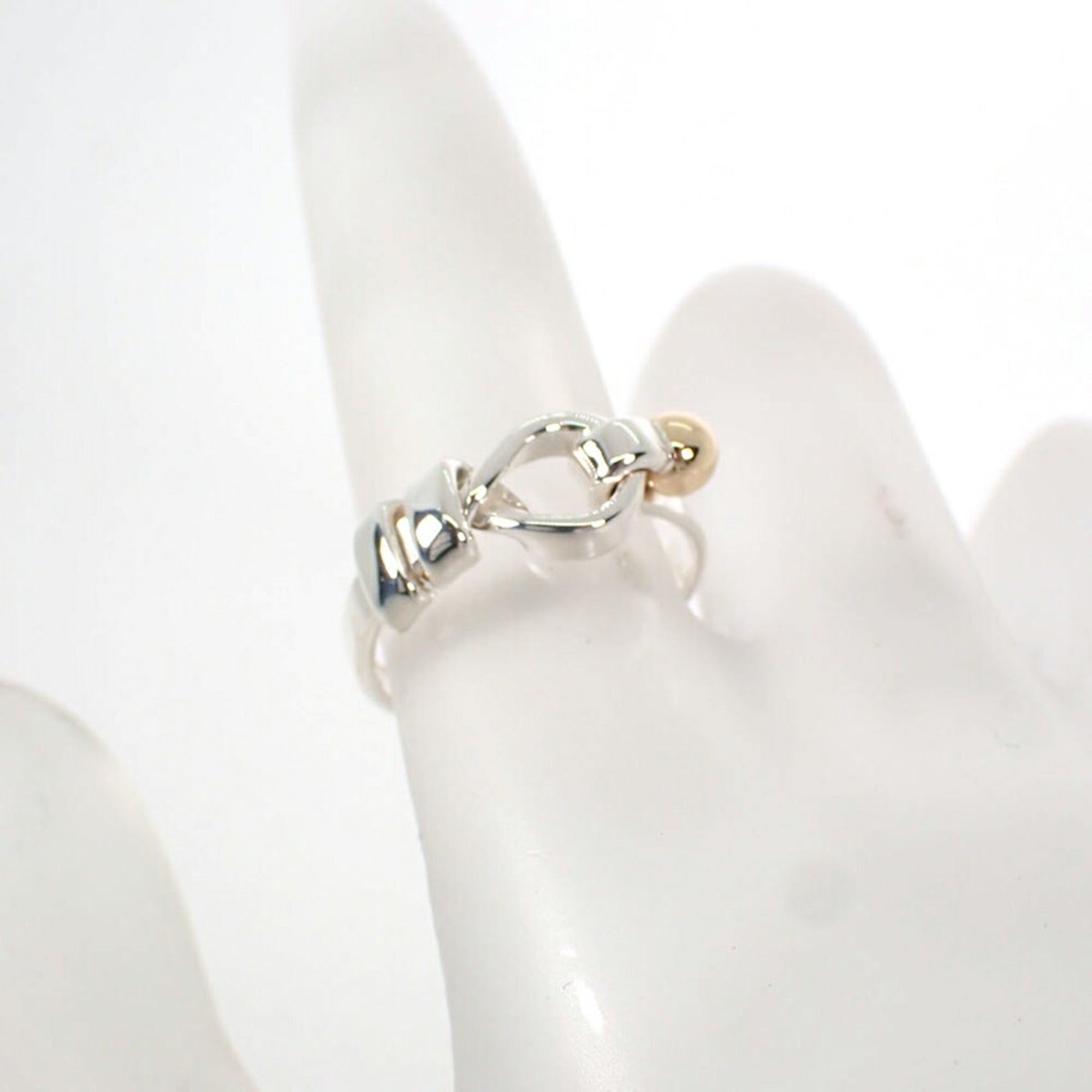 Tiffany Yellow Gold (18K) Sterling Silver 925 Band Ring (Pre-Owned)