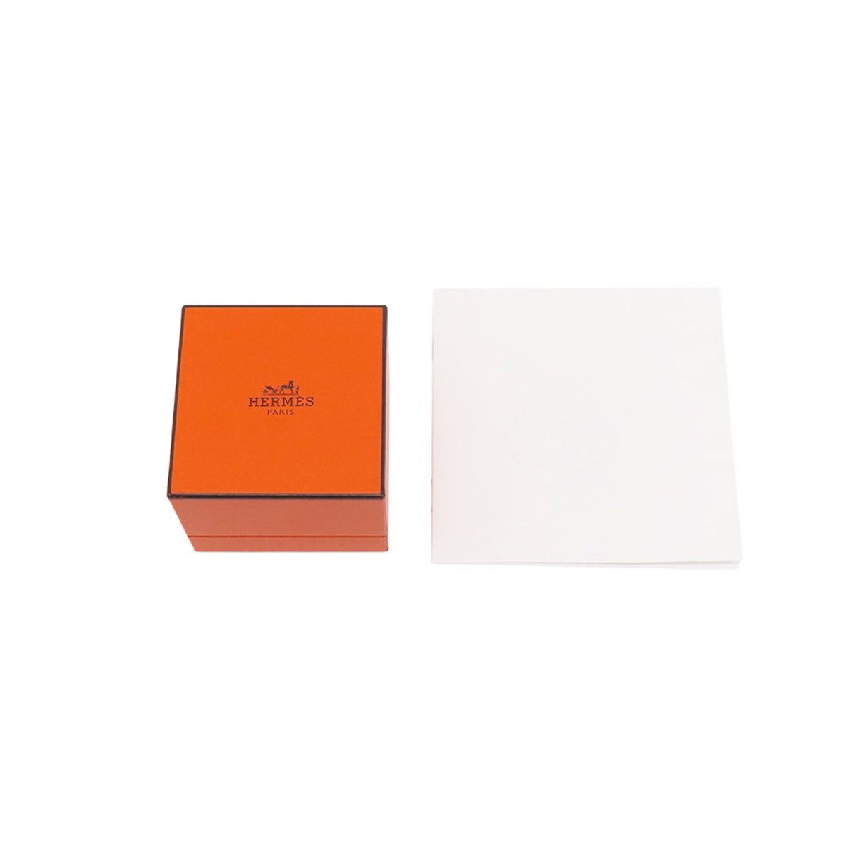 Hermes Silver 925 Band Ring (Pre-Owned)