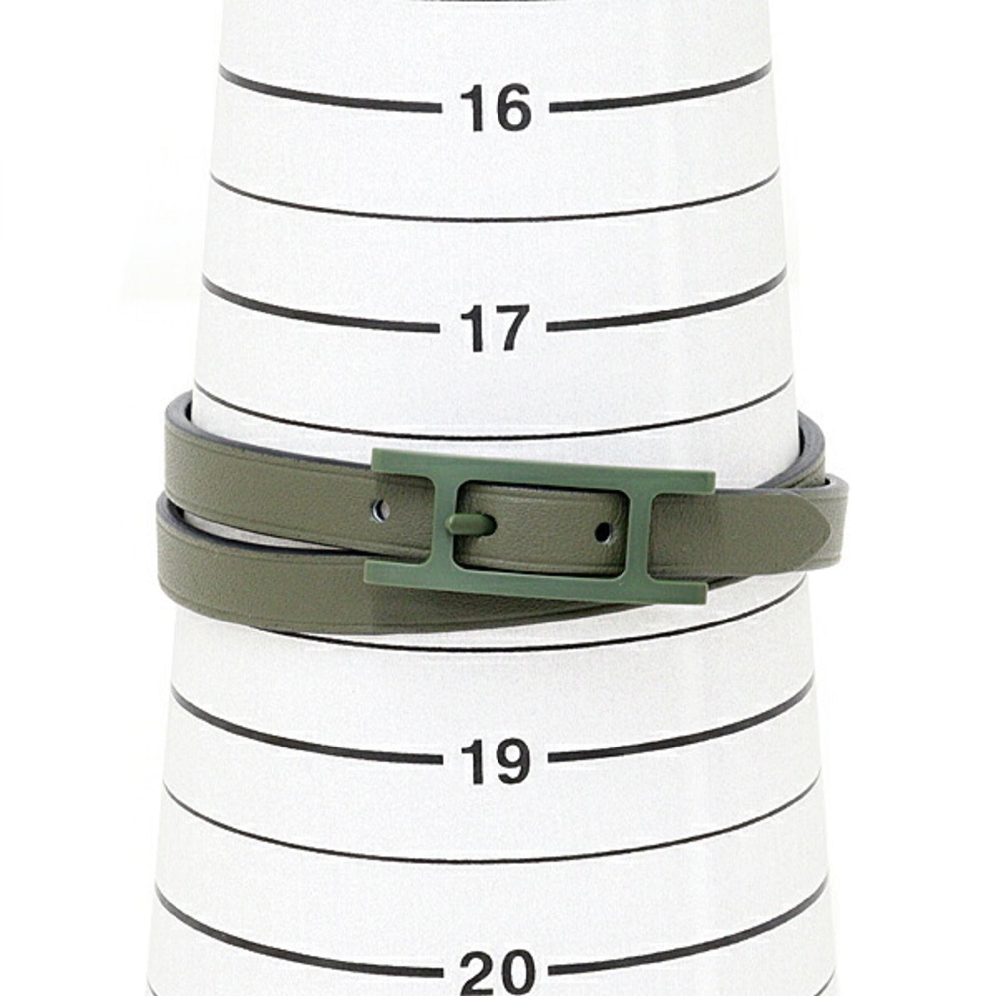Hermes Navy Epsom Leather Swift Leather Charm Bracelet (Pre-Owned)