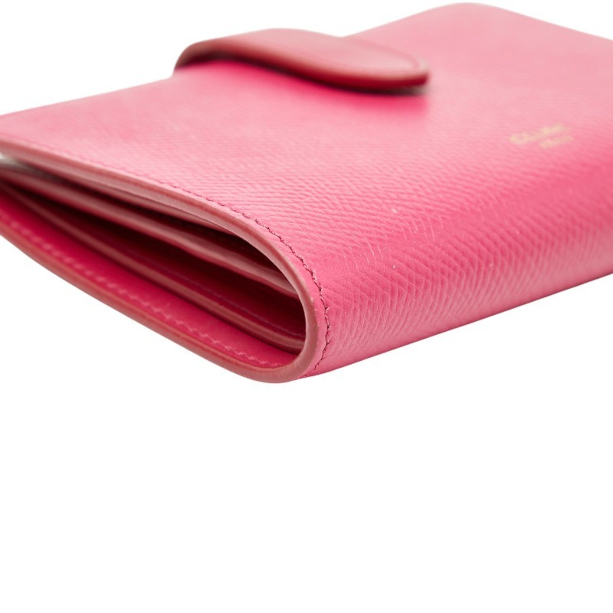 Celine Pink Leather Wallet (Bi-Fold) (Pre-Owned)