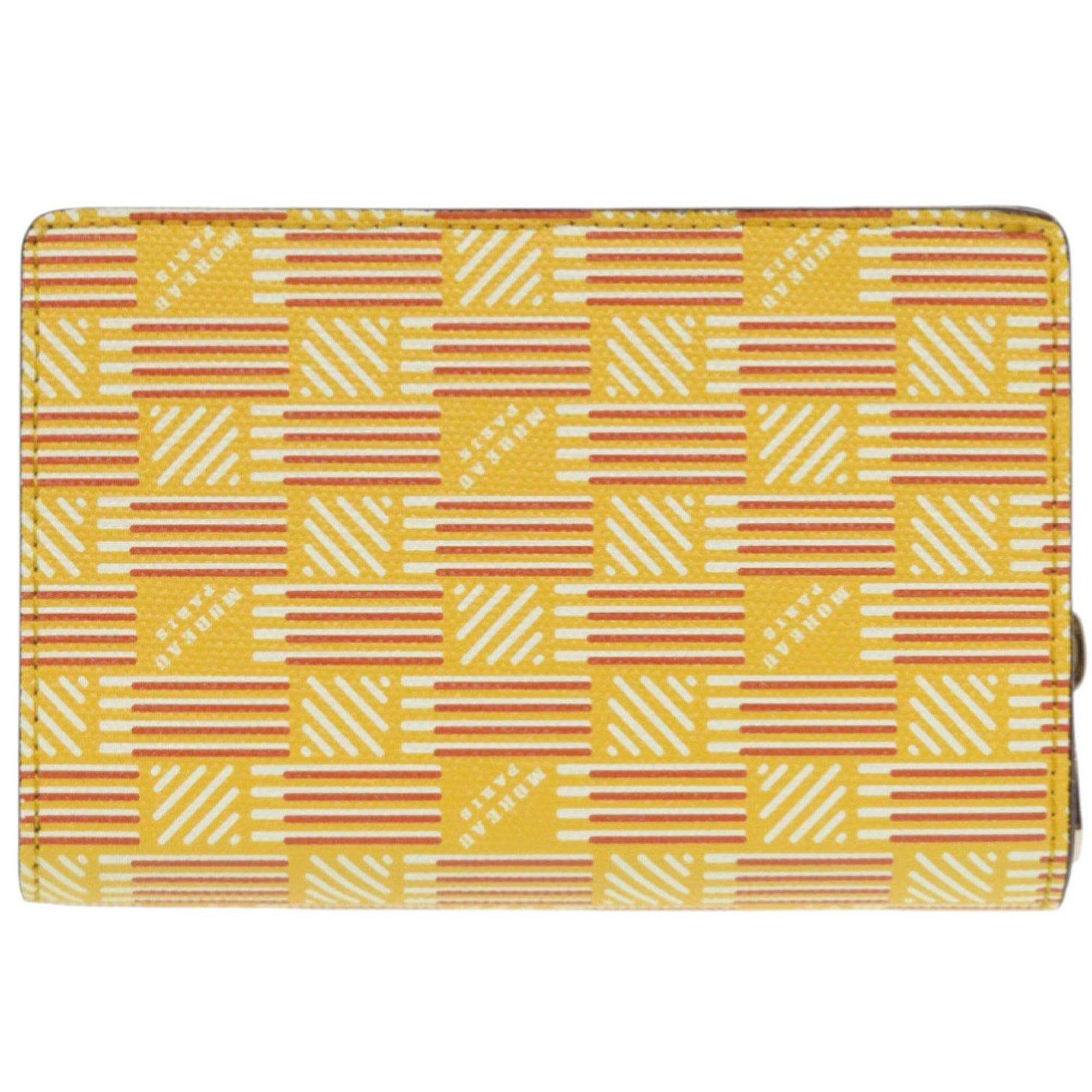 Moreau Gold Yellow Leather Wallet (Bi-Fold) (Pre-Owned)