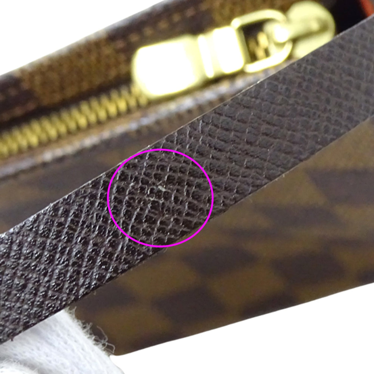 Louis Vuitton Damier Canvas Ebene Damier Canvas Pouch (Pre-Owned)