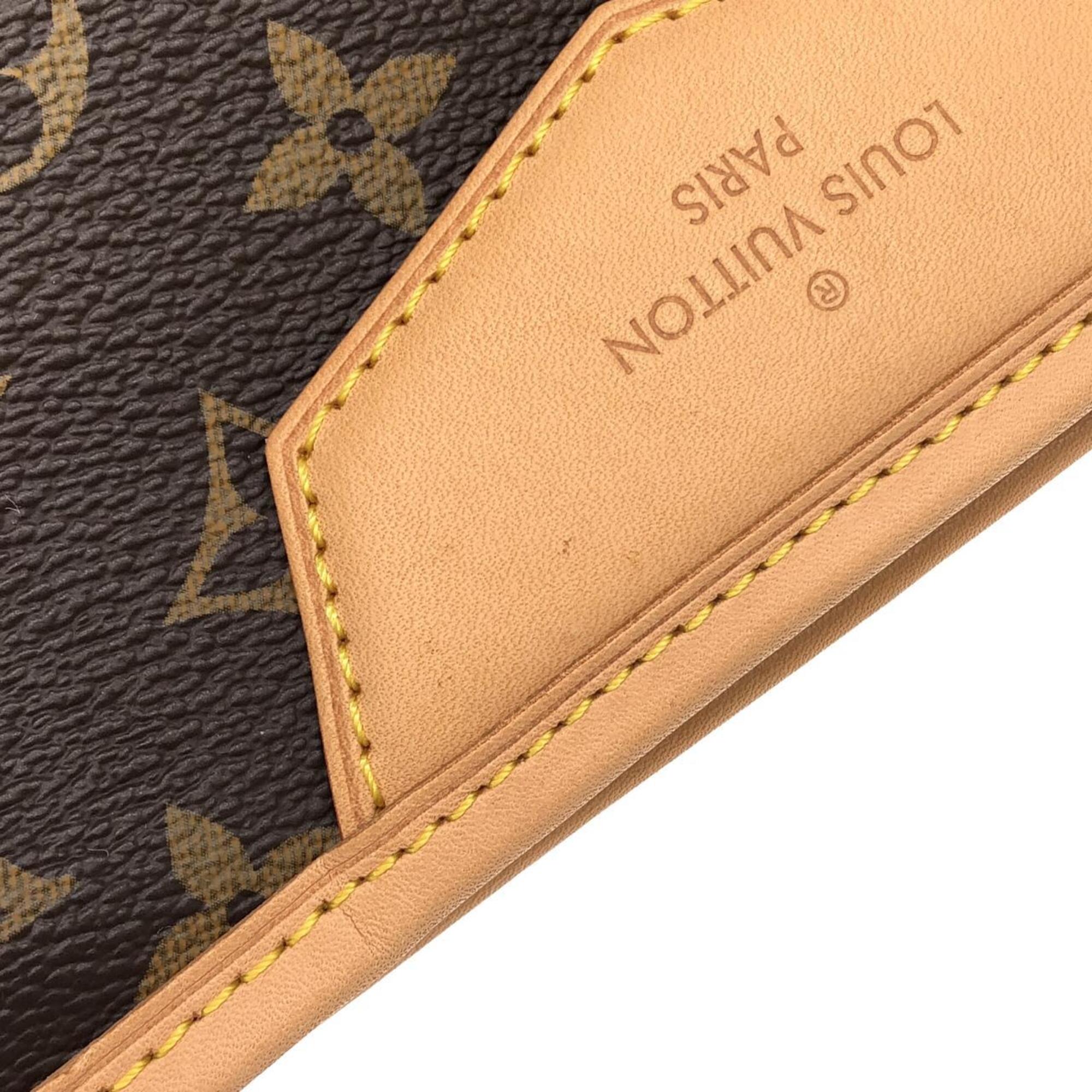 Louis Vuitton Brown Coated Canvas Handbag (Pre-Owned)