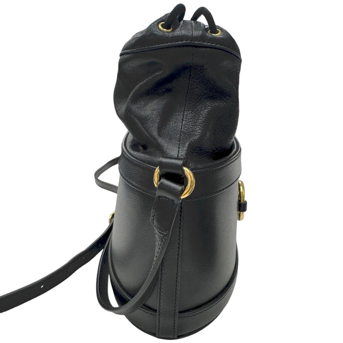 Gucci Black Leather Shoulder Bag (Pre-Owned)