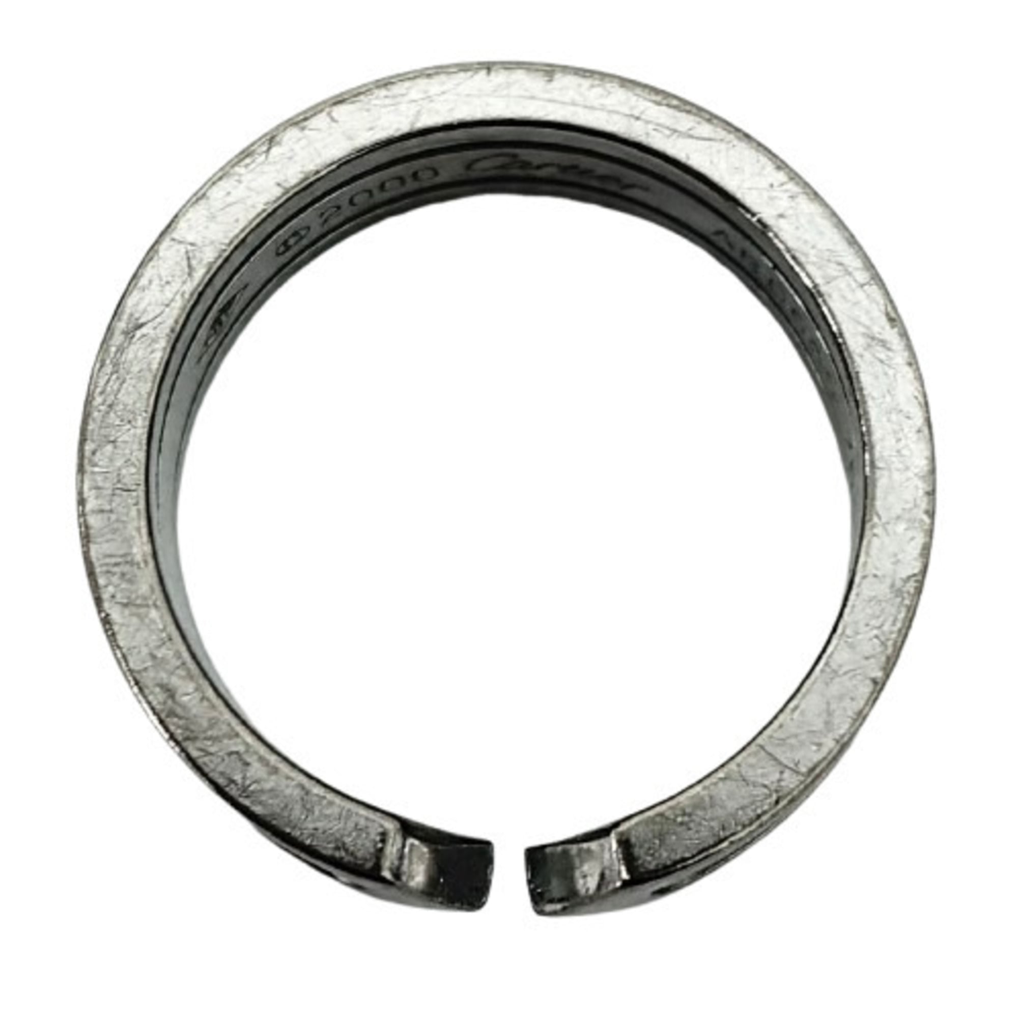 Cartier C2 Silver Band Ring (Pre-Owned)