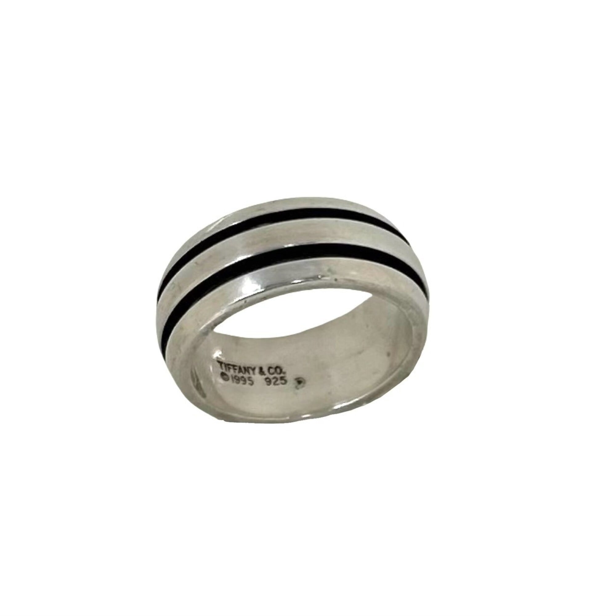 Tiffany Silver Silver 925 Band Ring (Pre-Owned)