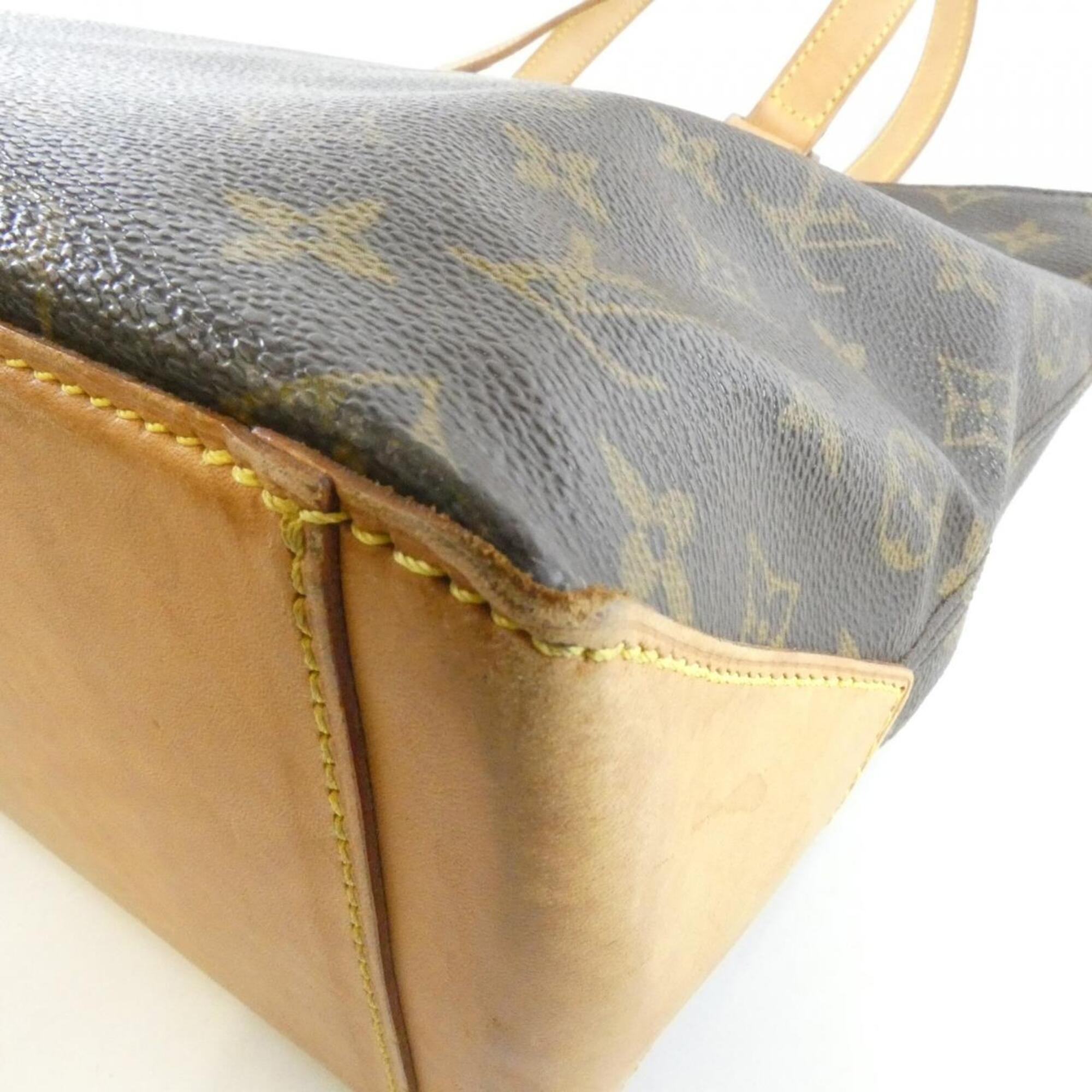 Louis Vuitton Monogram Marron Coated Canvas Handbag (Pre-Owned)