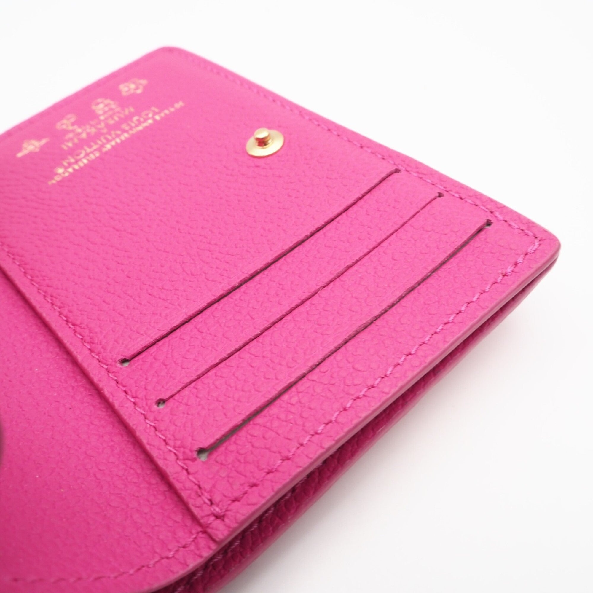 Louis Vuitton Multi-Color Pink Leather Wallet (Bi-Fold) (Pre-Owned)
