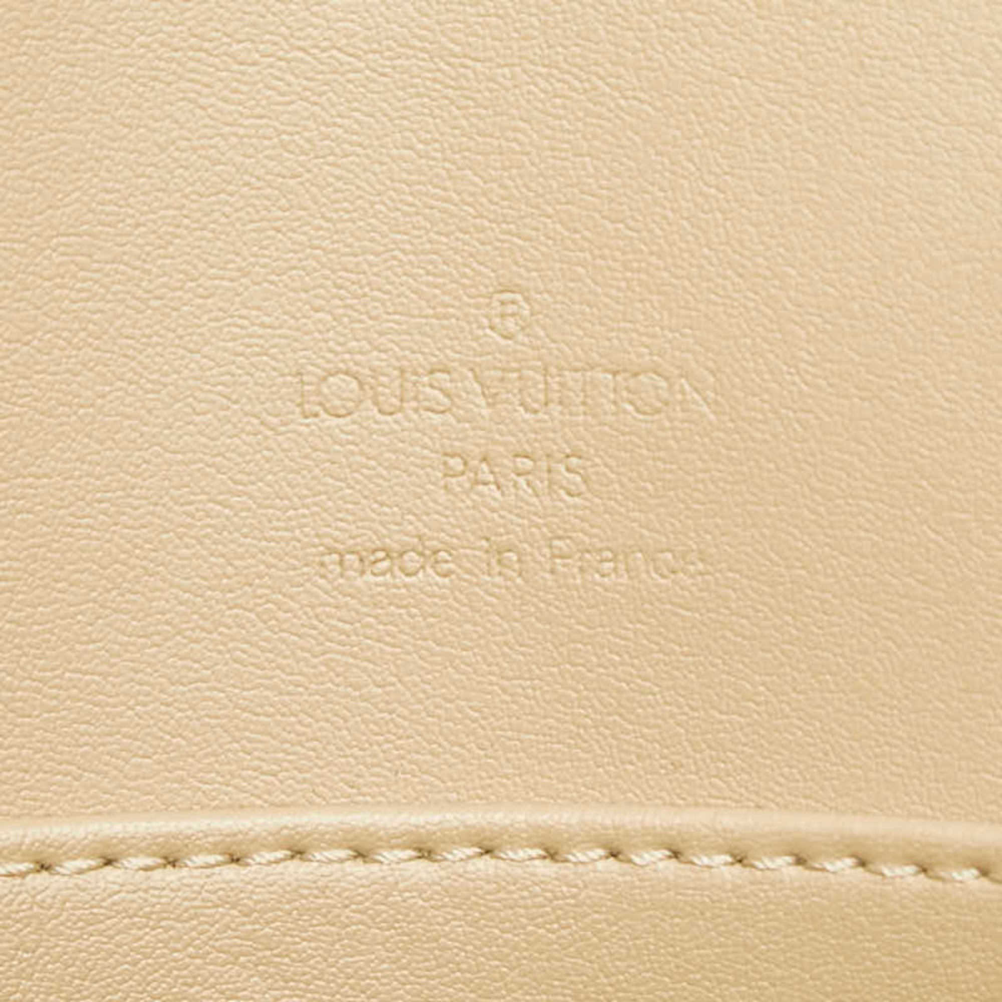 Louis Vuitton Jaune Yellow Patent Leather Shoulder Bag (Pre-Owned)