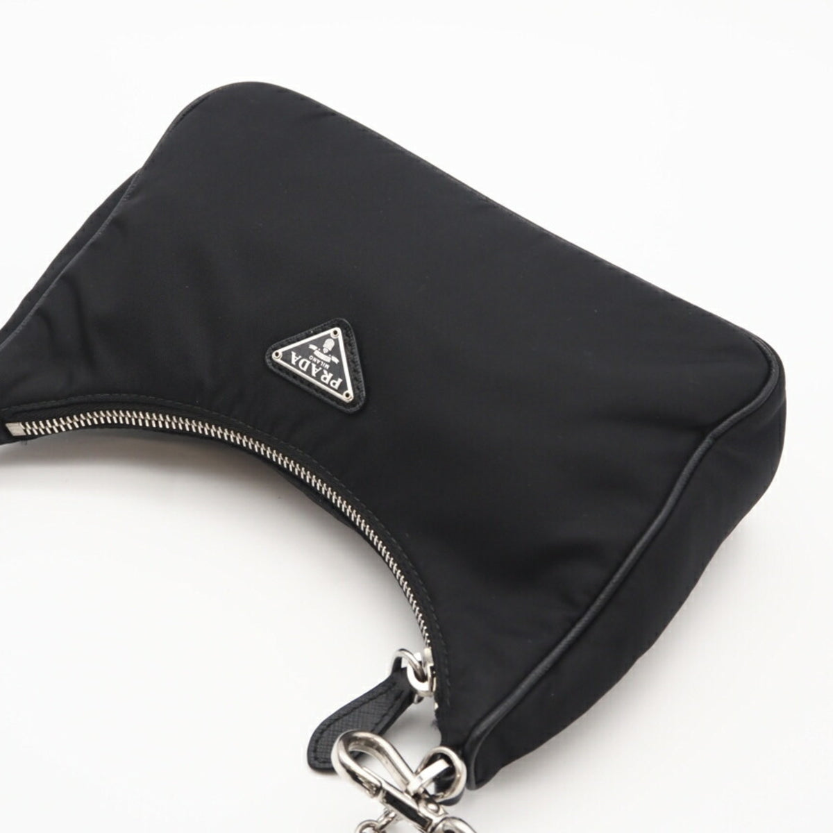 Prada Black Leather Shoulder Bag (Pre-Owned)