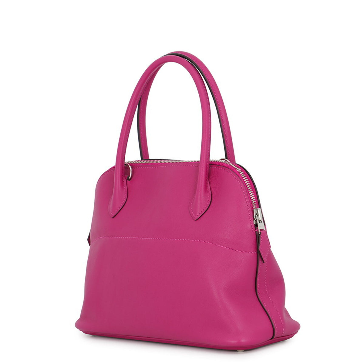 Hermes Bolide Rose Purple Swift Leather Handbag Shoulder Bag (Pre-Owned)