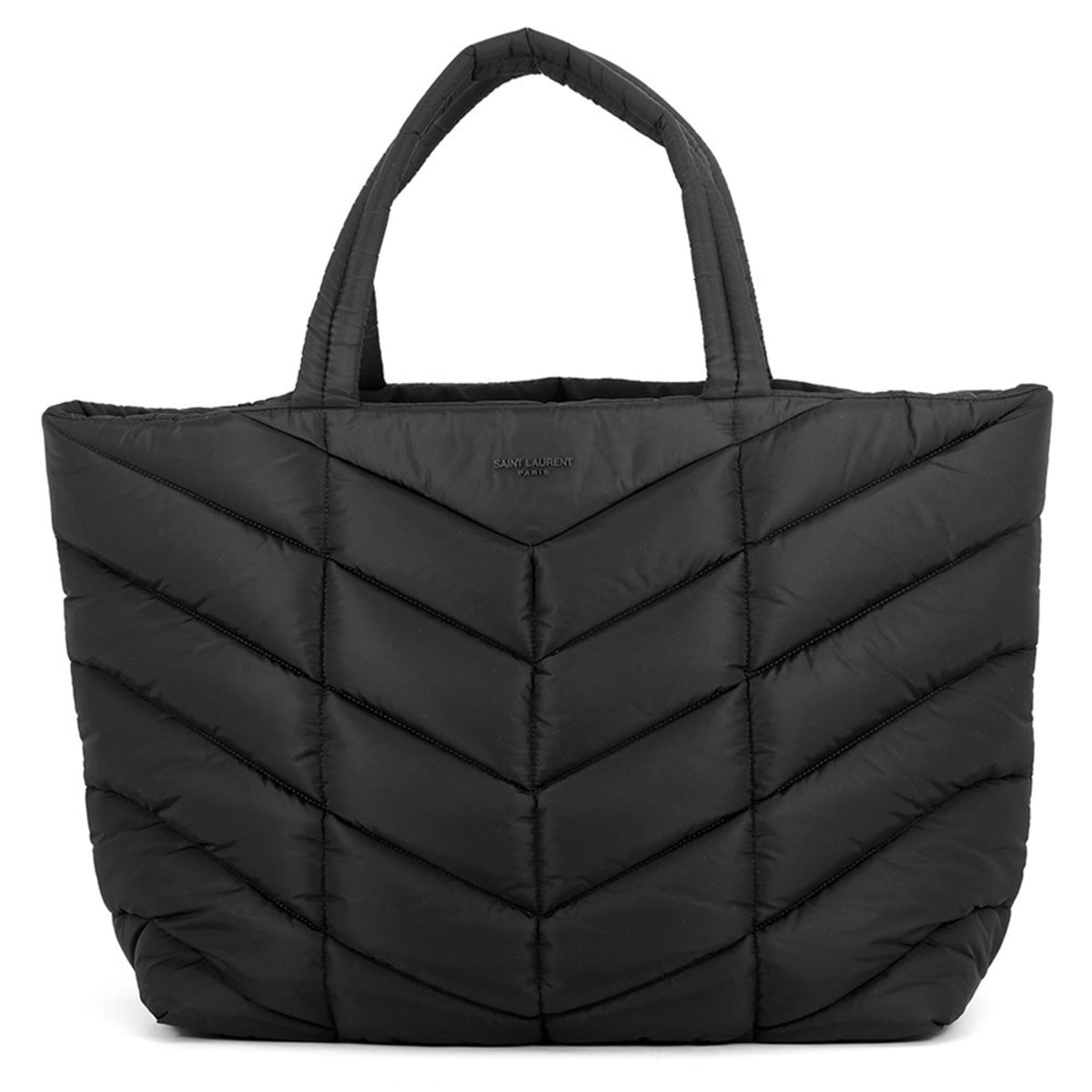 Yves Saint Laurent Black Nylon Handbag Tote Bag (Pre-Owned)