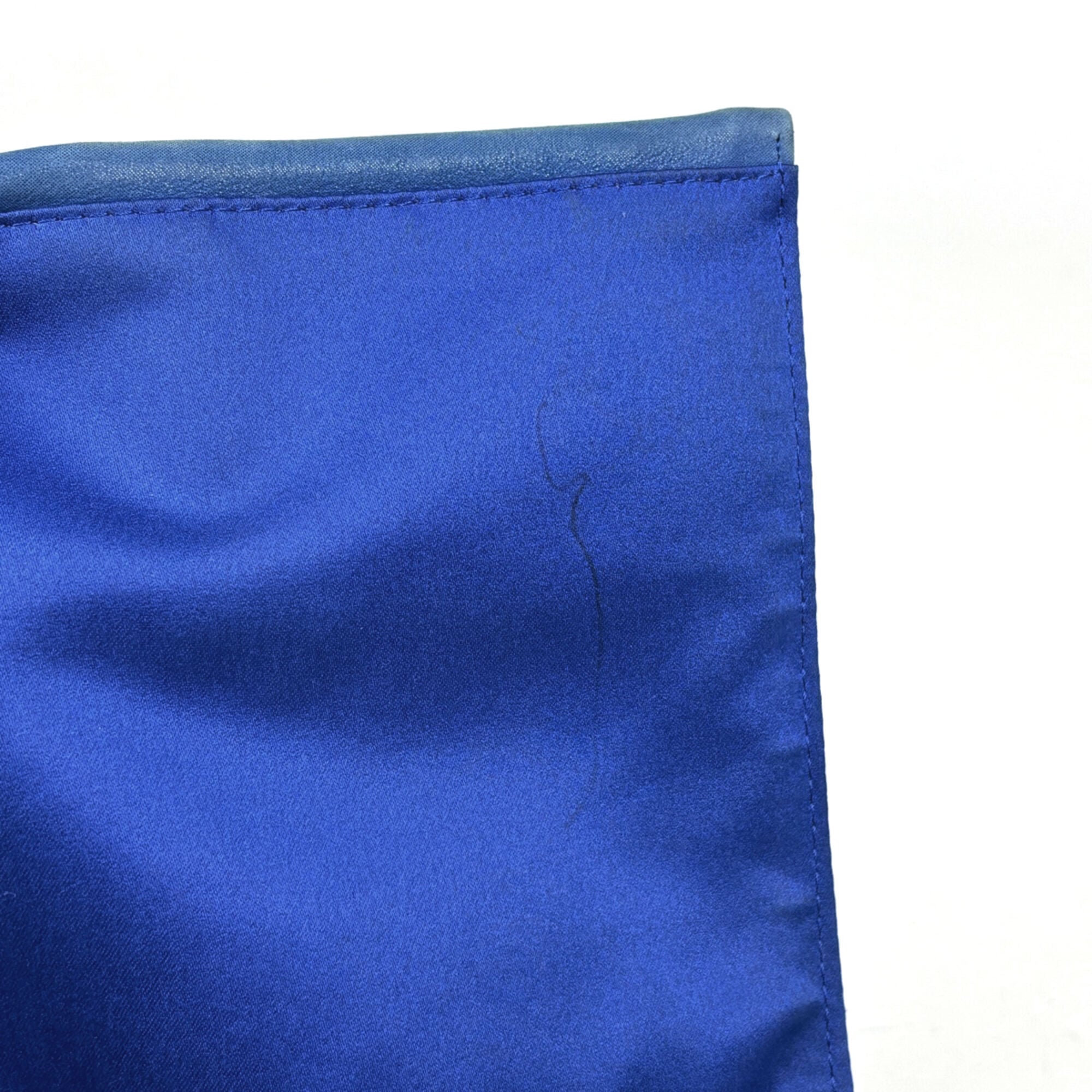 Fendi Blue Leather Shoulder Bag (Pre-Owned)