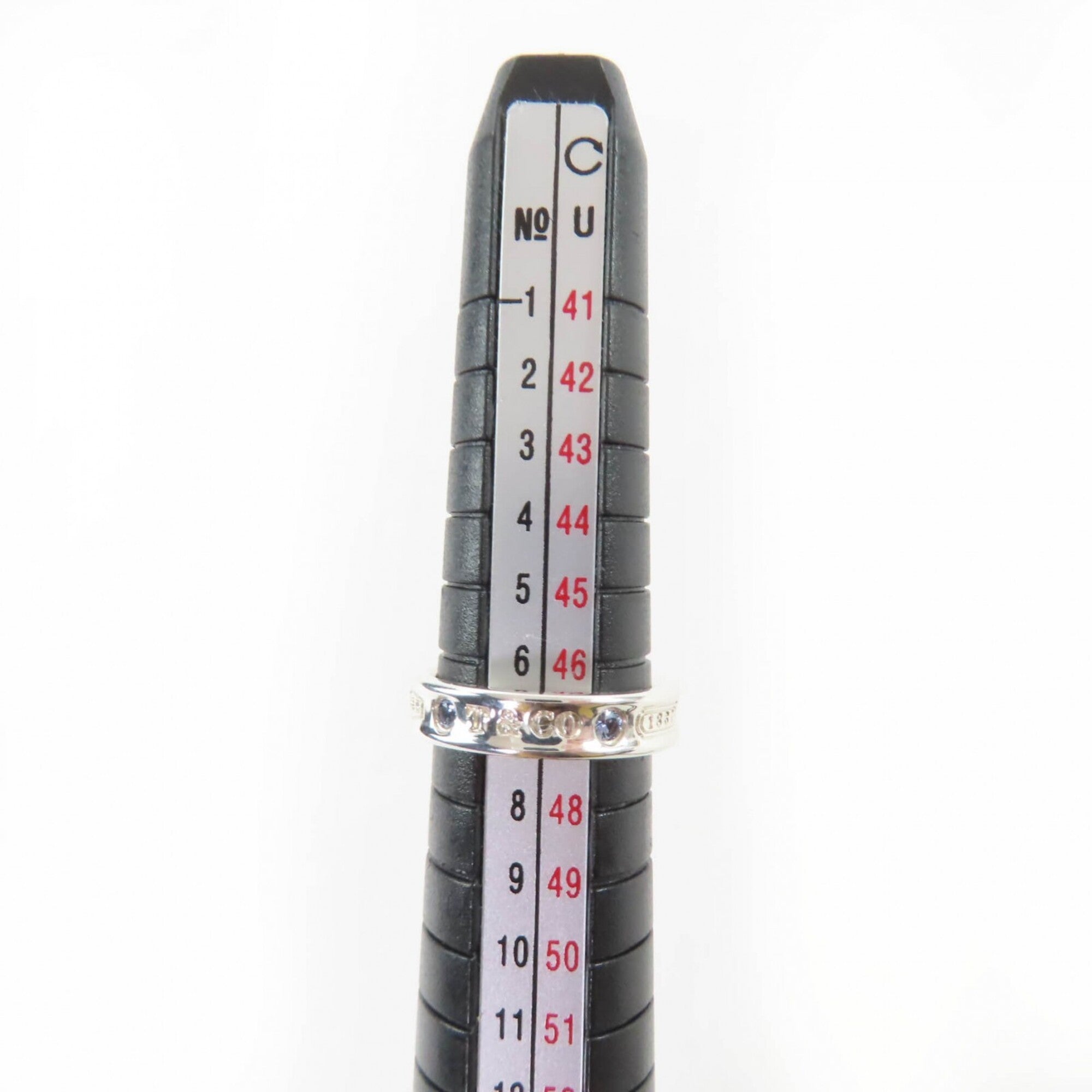 Tiffany Silver Silver 925 Band Ring (Pre-Owned)