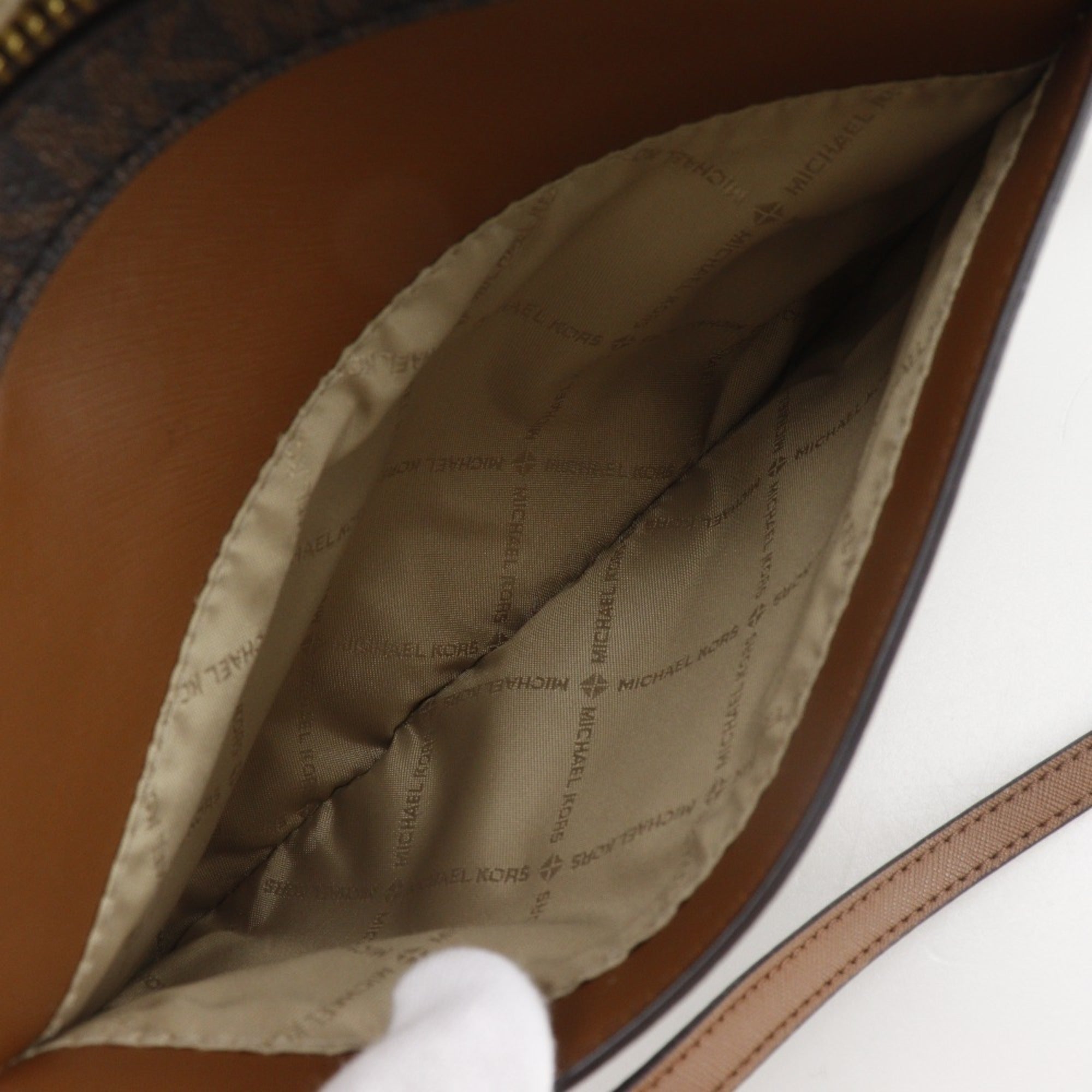 Michael Kors Brown Pvc Shoulder Bag (Pre-Owned)