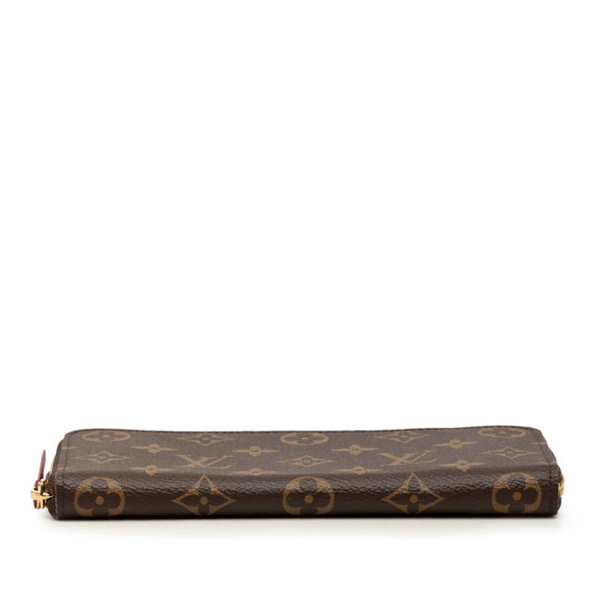 Louis Vuitton Brown Fuchsia Monogram Monogram Coin Purse/Coin Case (Pre-Owned)