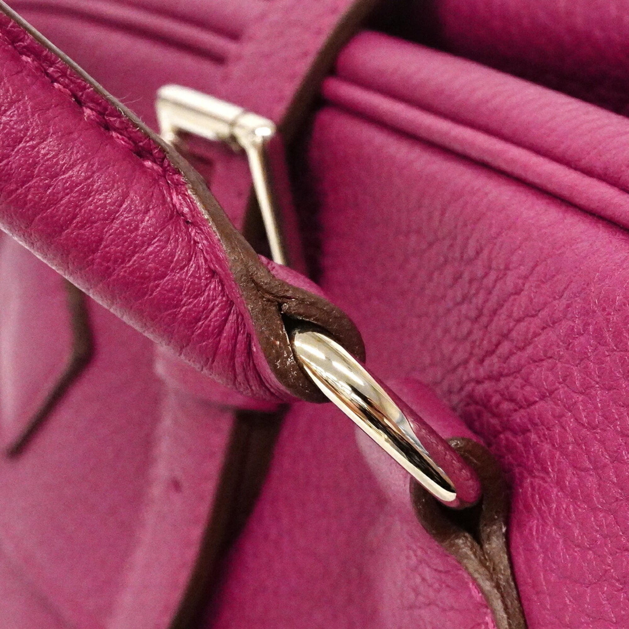 Hermes Tosca Taurillon Clemence Leather Handbag (Pre-Owned)