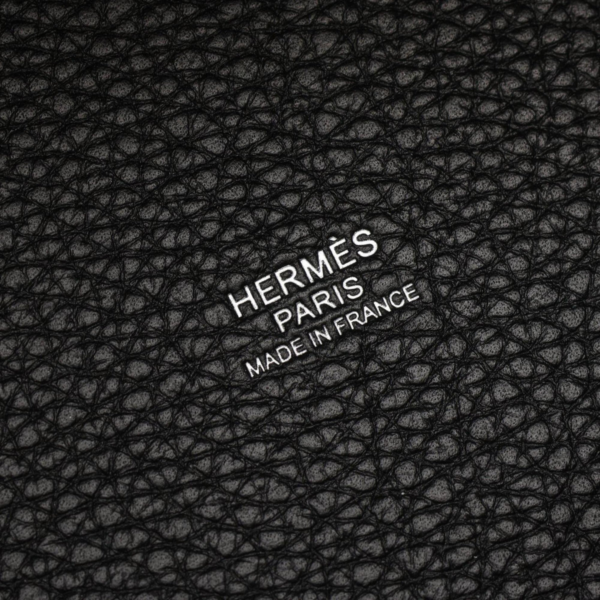 Hermes Black Taurillon Clemence Leather Leather Handbag (Pre-Owned)