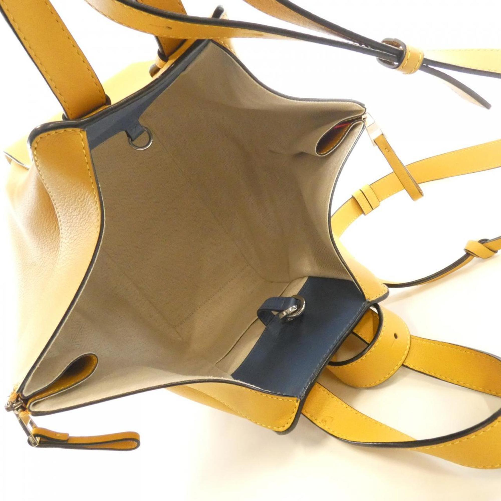 Loewe Yellow Leather Shoulder Bag (Pre-Owned)