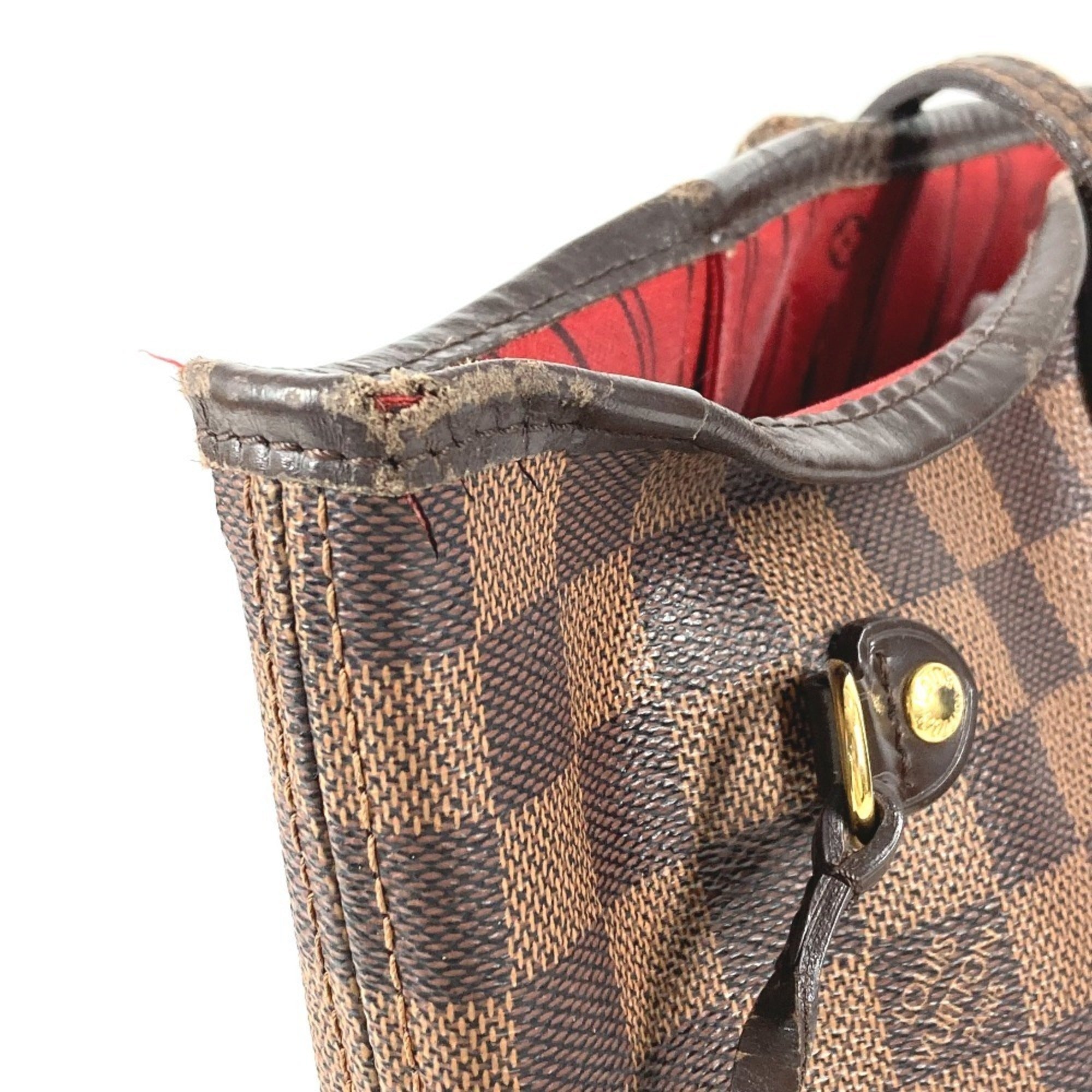 Louis Vuitton Brown Damier Canvas Ebene Galle Damier Canvas Handbag Shoulder Bag Tote Bag (Pre-Owned)