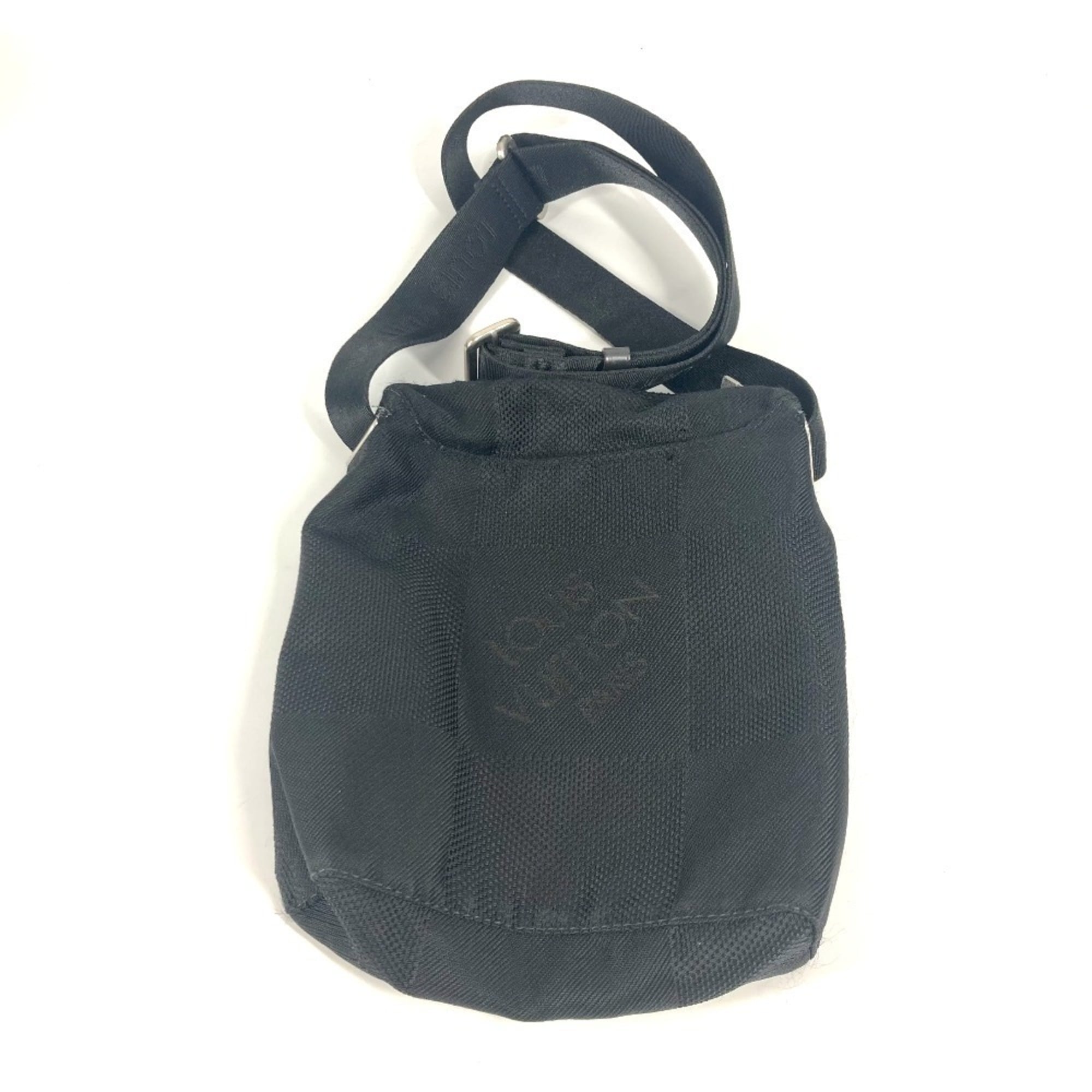 Louis Vuitton Black Noir Damier Geant Pochette Shoulder Bag (Pre-Owned)