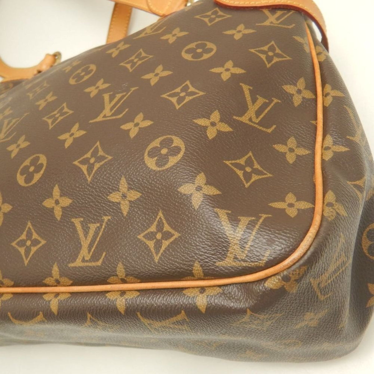 Louis Vuitton Brown Monogram Canvas Tote Bag (Pre-Owned)