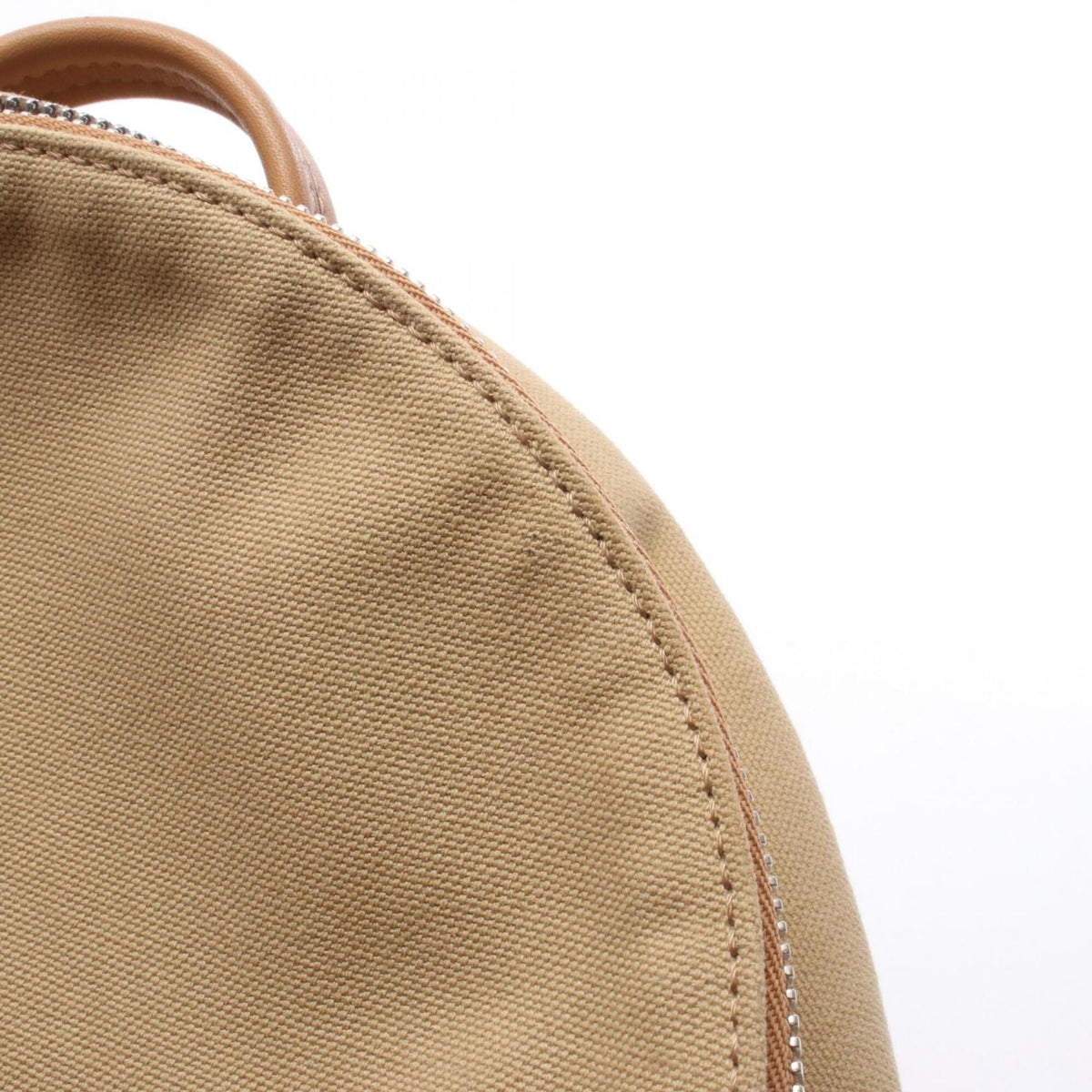 Loewe Beige Brown Canvas Leather Backpack Handbag (Pre-Owned)
